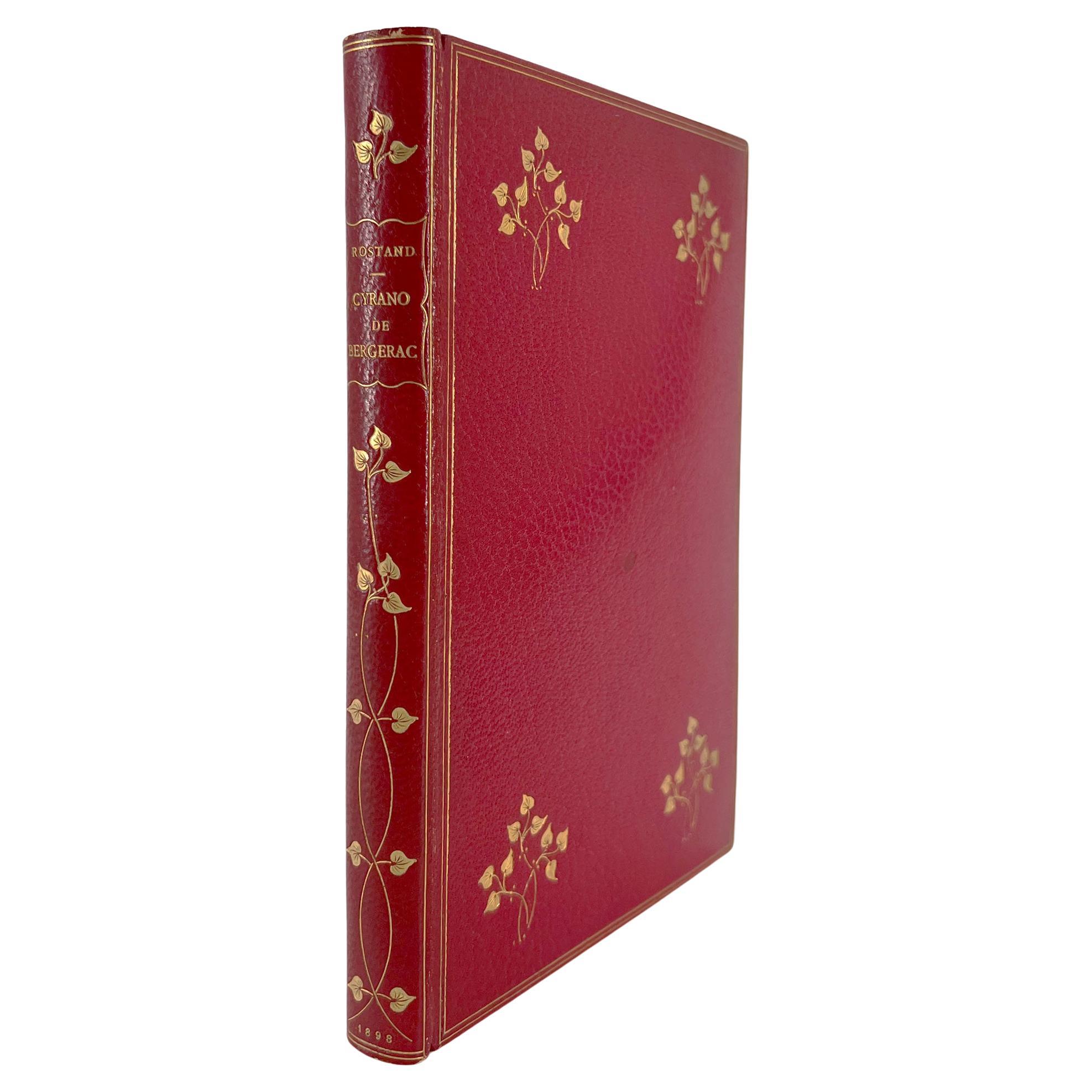 Cyrano De Bergerac, by Edmond Rostrand with Riviere Binding For Sale