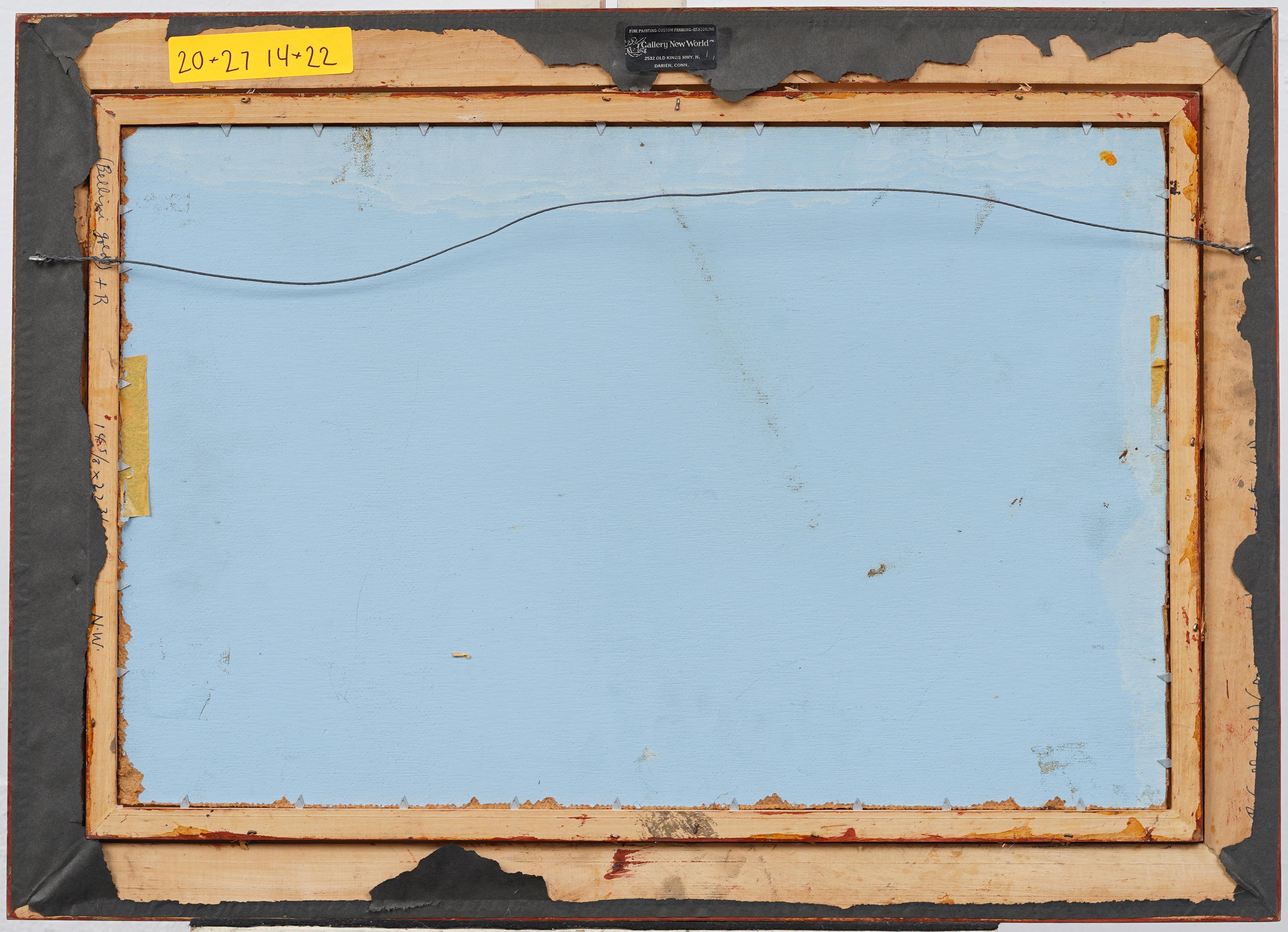 Antiguo bodegón frutal elegante americano del siglo XIX enmarcado Raro cuadro al óleo en venta 3