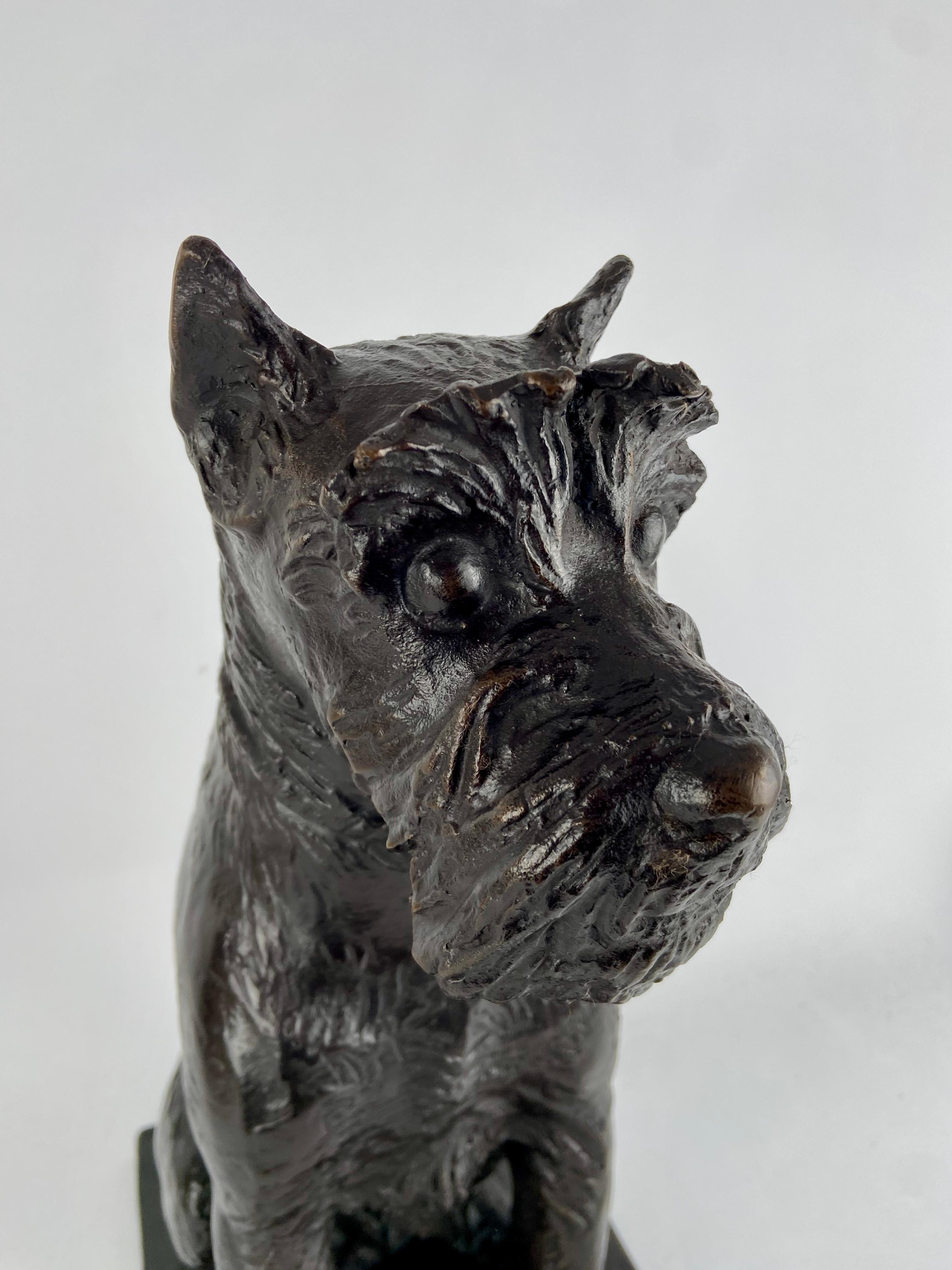 Cyriel de Brauwer, fox terrier in bronze In Good Condition In 'S-HERTOGENBOSCH, NL