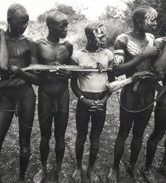 Mursi RoadBlock, Omo River Valley, Äthiopien