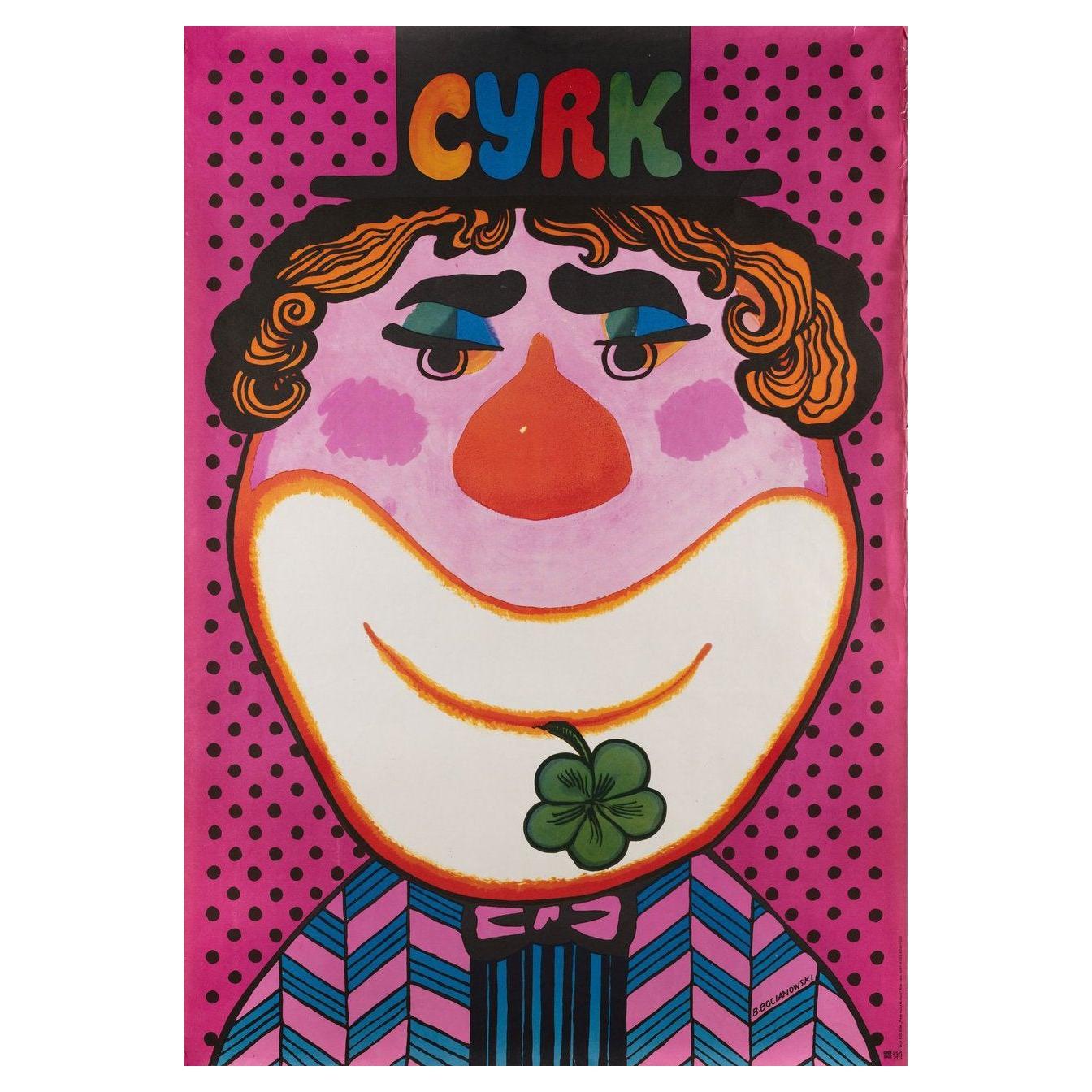 Cyrk 1973 Polish B1 Poster For Sale