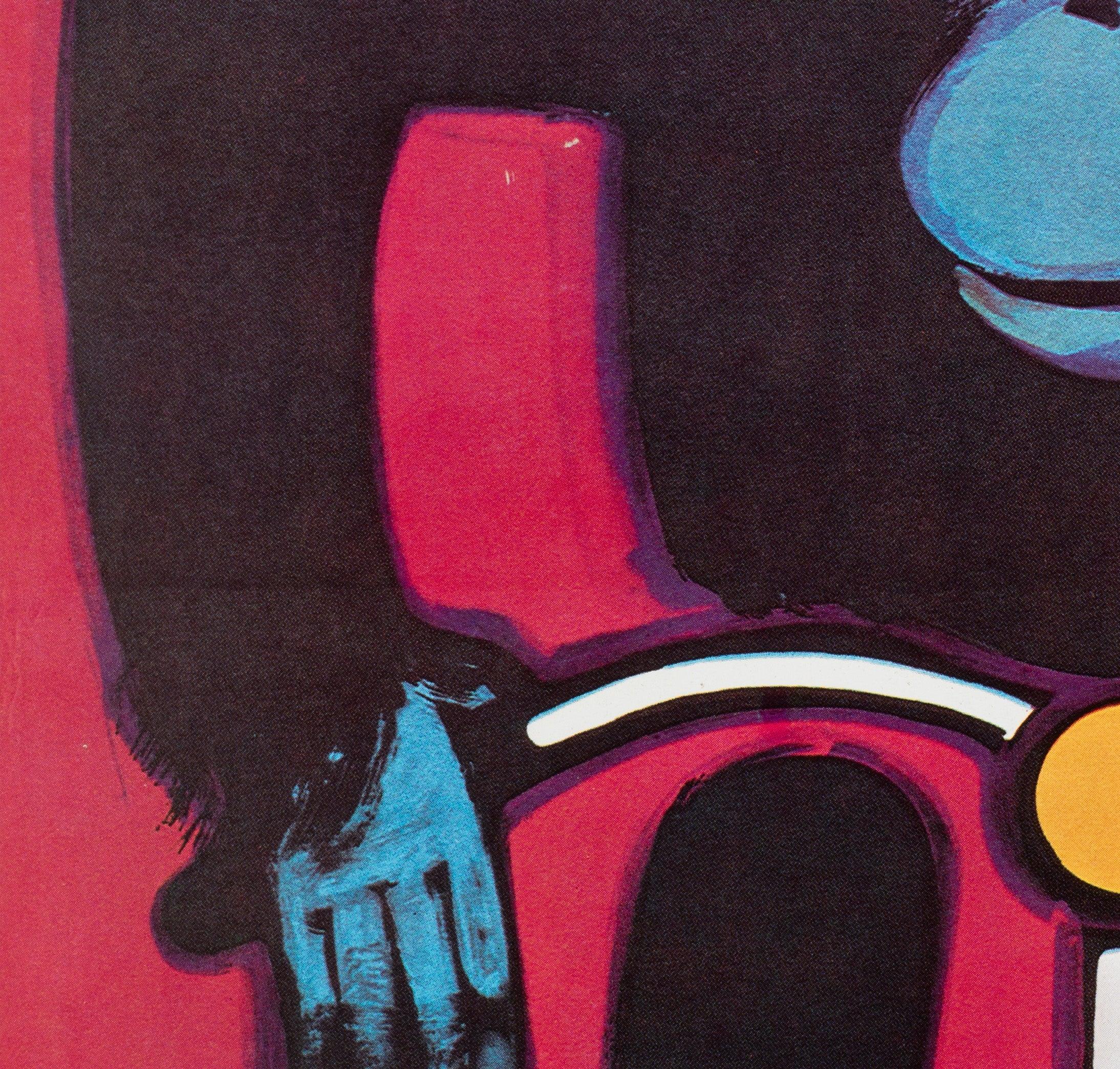 Cyrk Schimpanse Radfahrer R1980 Polnischer Zirkus Poster, Wiktor Gorka (Papier) im Angebot