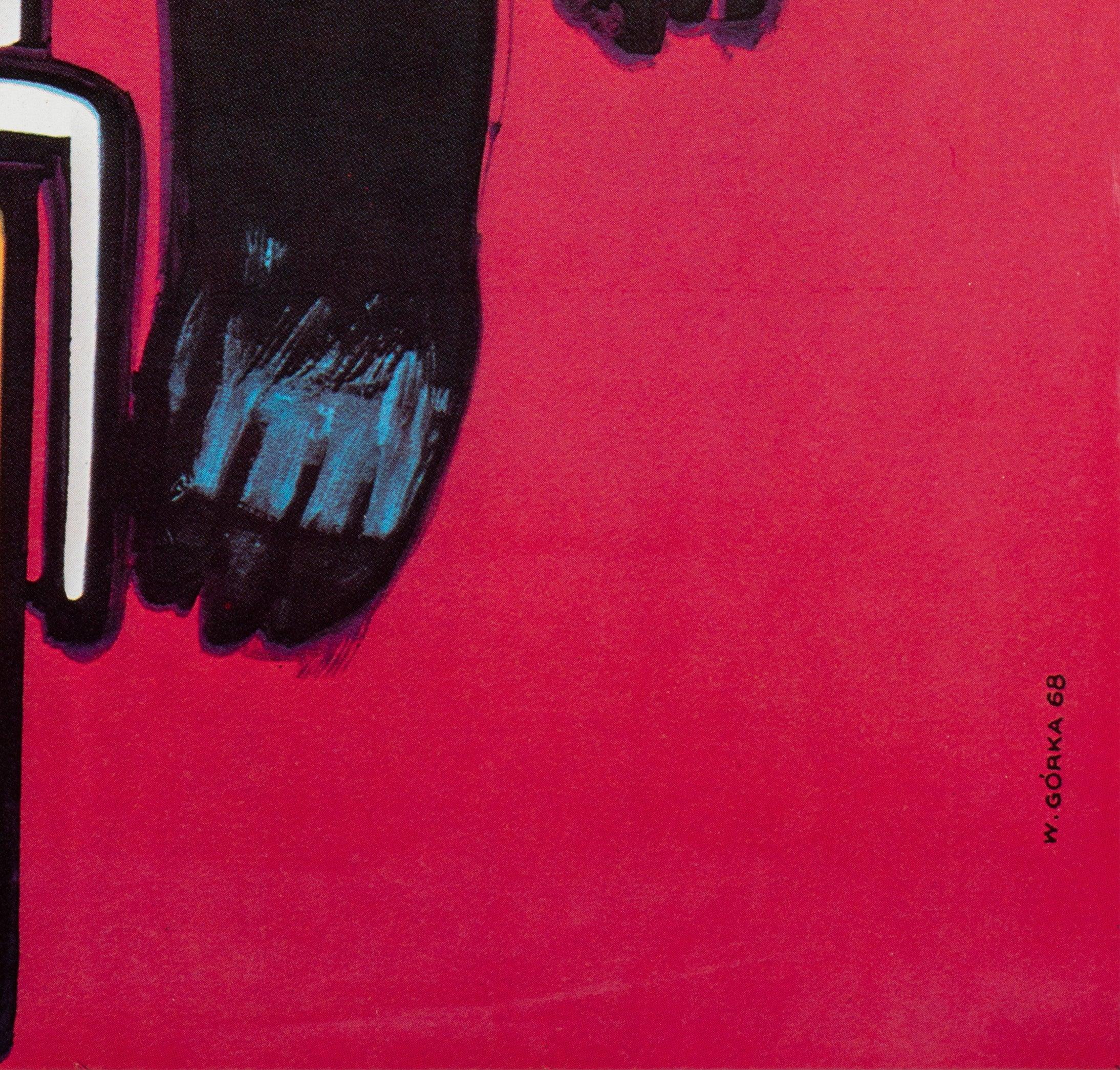 Cyrk Schimpanse Radfahrer R1980 Polnischer Zirkus Poster, Wiktor Gorka im Angebot 3