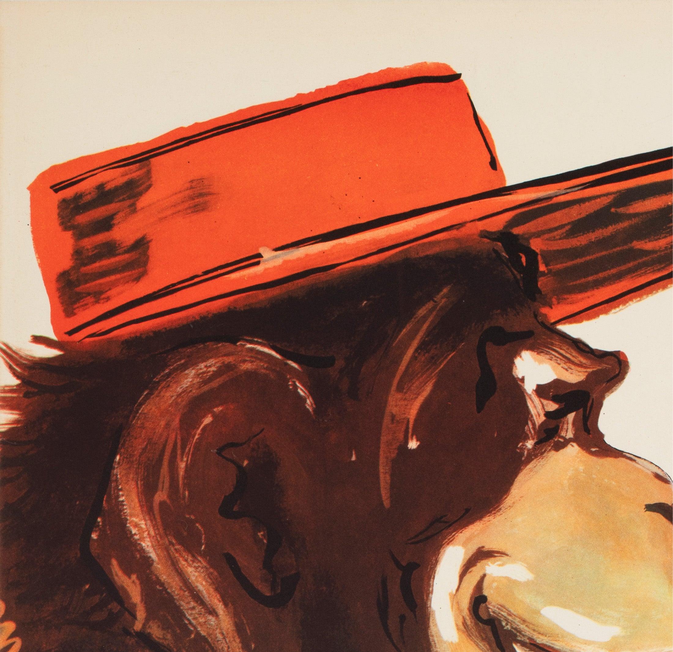 Cyrk Chimps in Hats 1971 Polish Circus Poster In Excellent Condition For Sale In Bath, Somerset