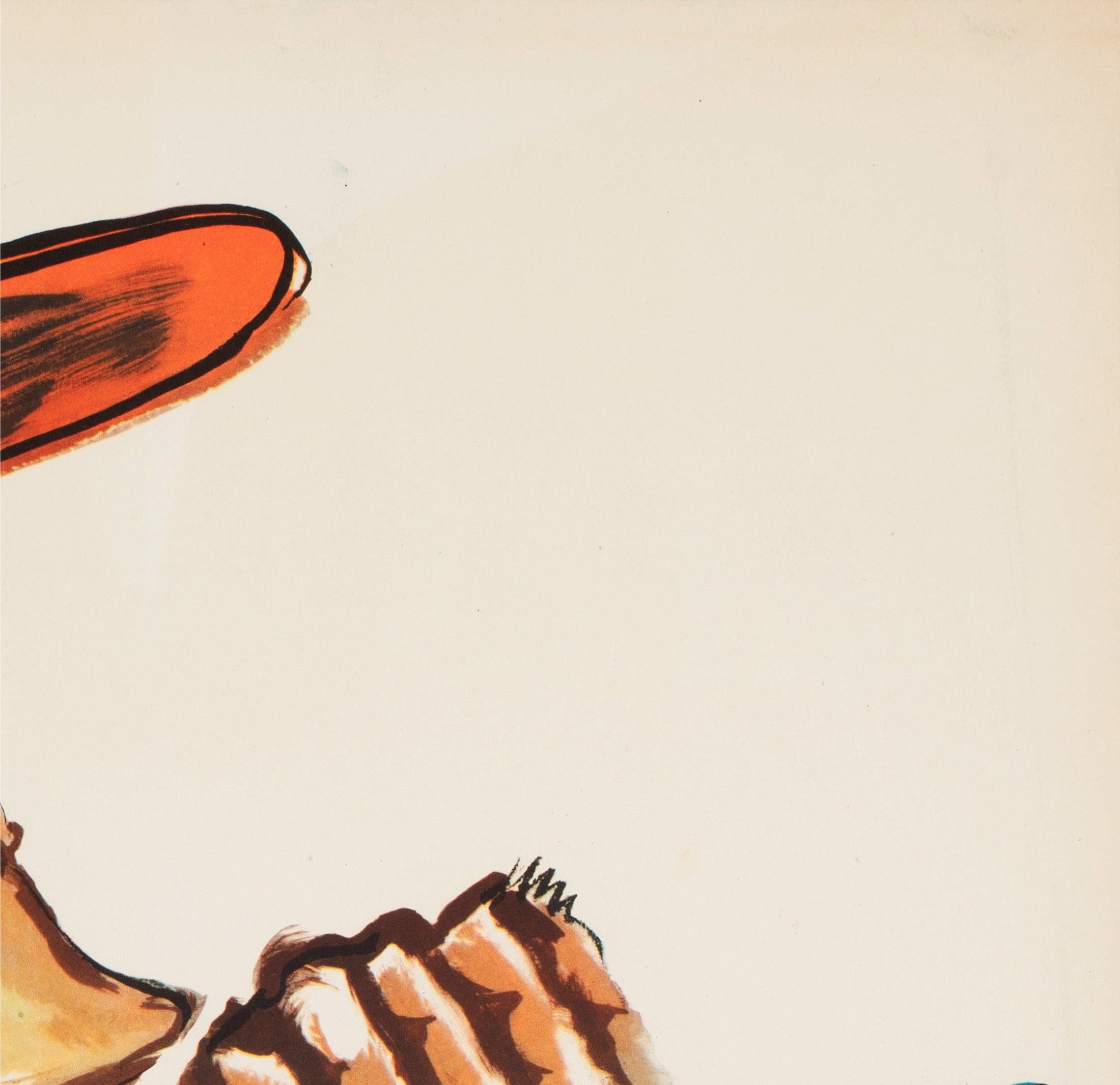 20th Century Cyrk Chimps in Hats 1971 Polish Circus Poster For Sale