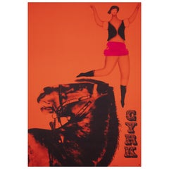 Danseuse Cyrk avec cheval Affiche du cirque polonais de 1965, Danuta Zukowska