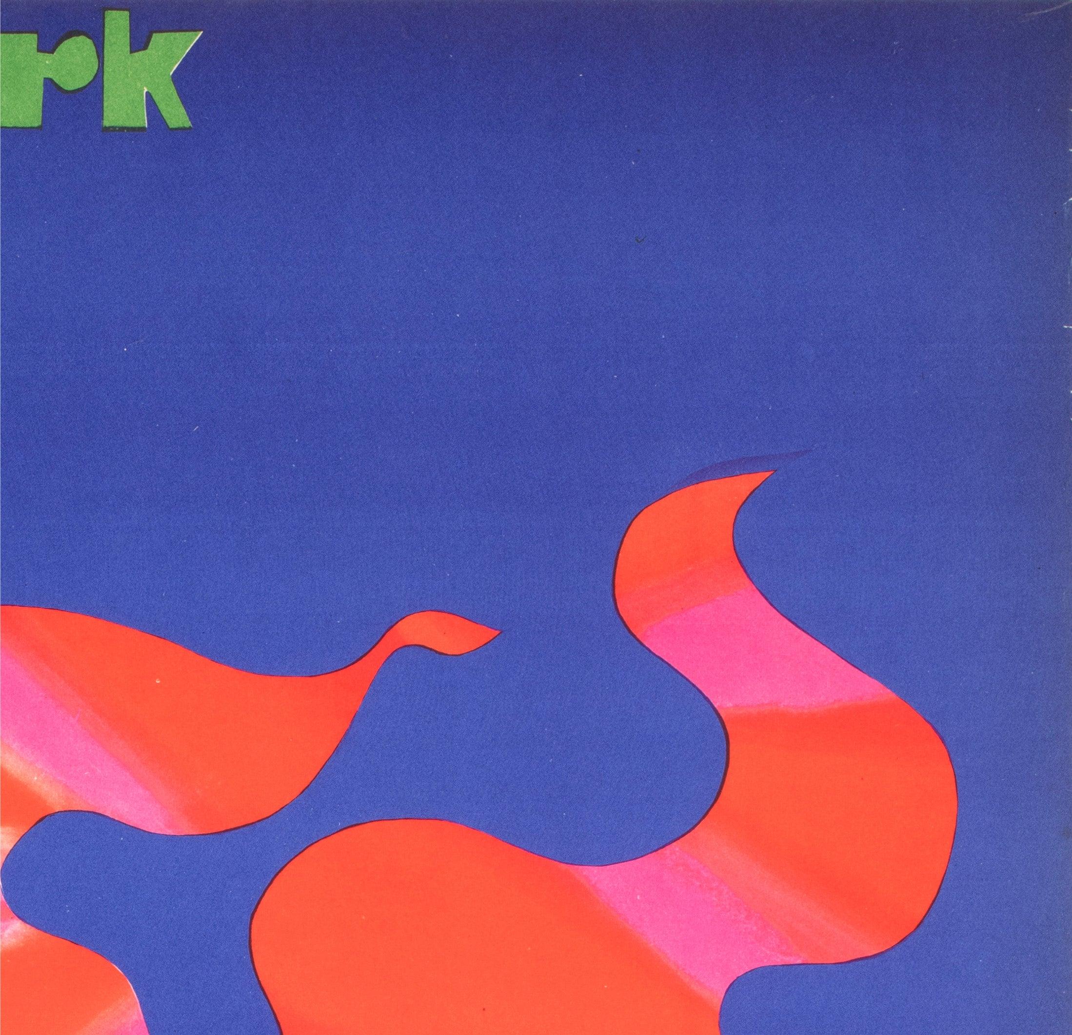 Cyrk Feuertiger 1970 Polnisches Zirkusplakat, Tadeusz Jodlowski (Papier) im Angebot