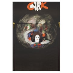 Cyrk Gymnast 1968 Polish Circus Poster, Urbaniec