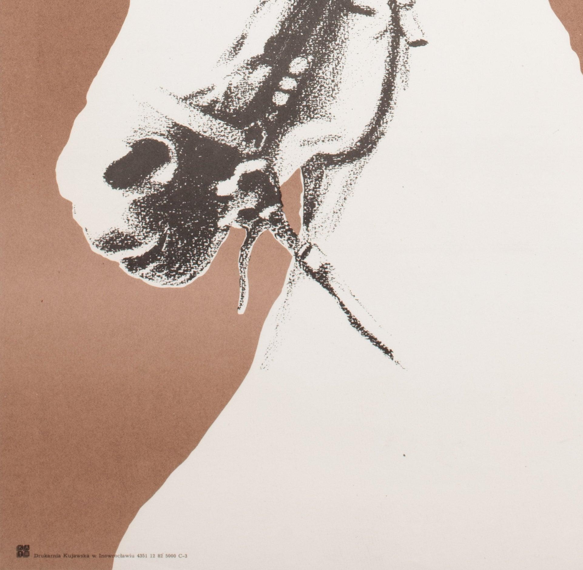 Cyrk Pferdeköpfe 1975 Polnisch B1 Zirkus Poster, Lech Majewski im Angebot 2