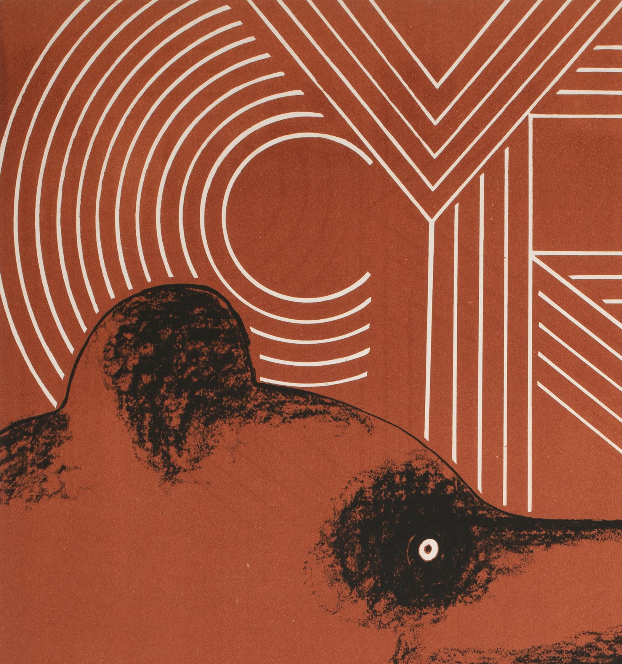CYRK Hugging Bears 1971 Polish Circus Poster, Gorka 3