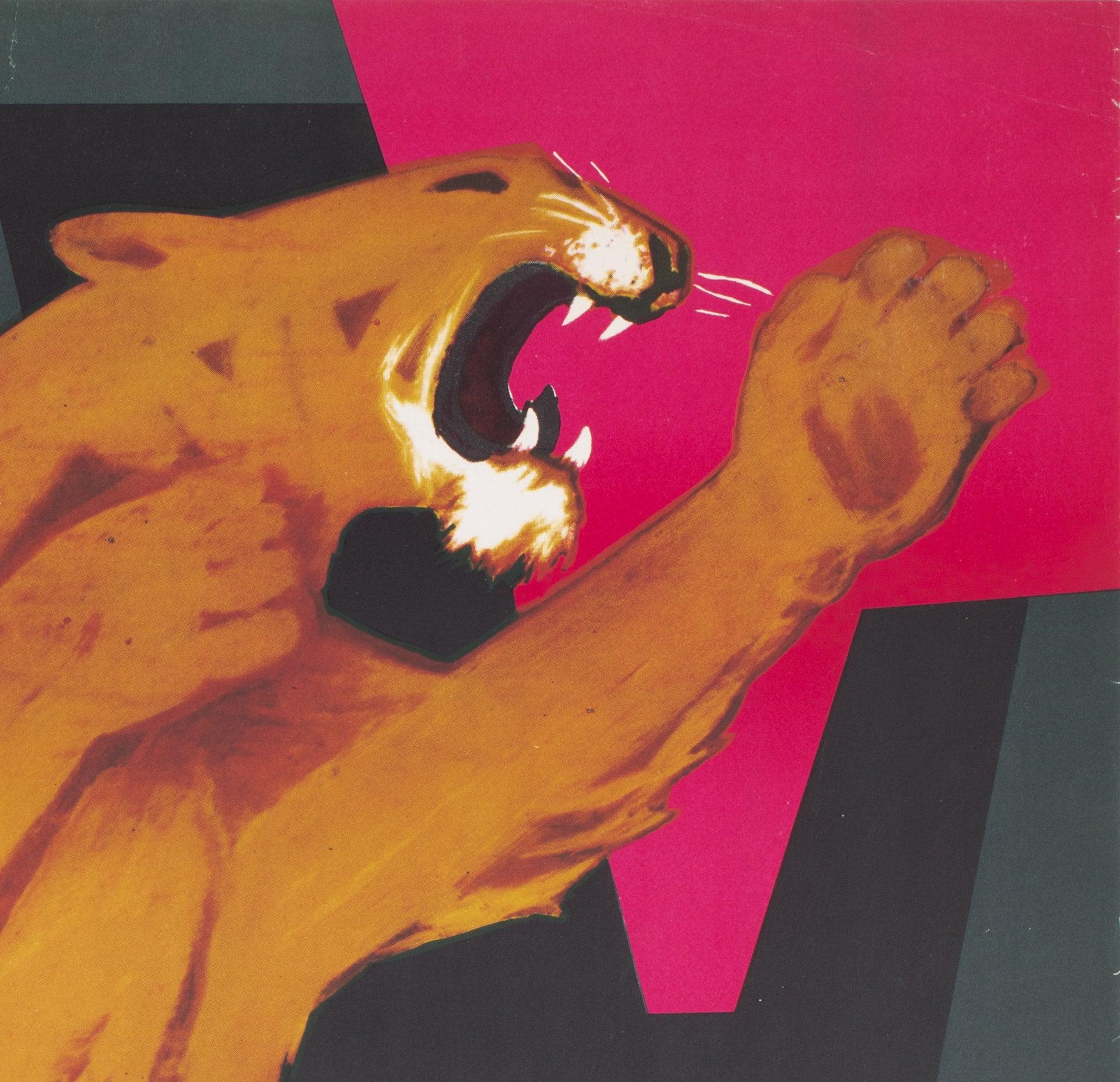 20th Century Cyrk Leaping Lioness 1963 Polish B1 Circus Poster, Tadeusz Jodlowski For Sale