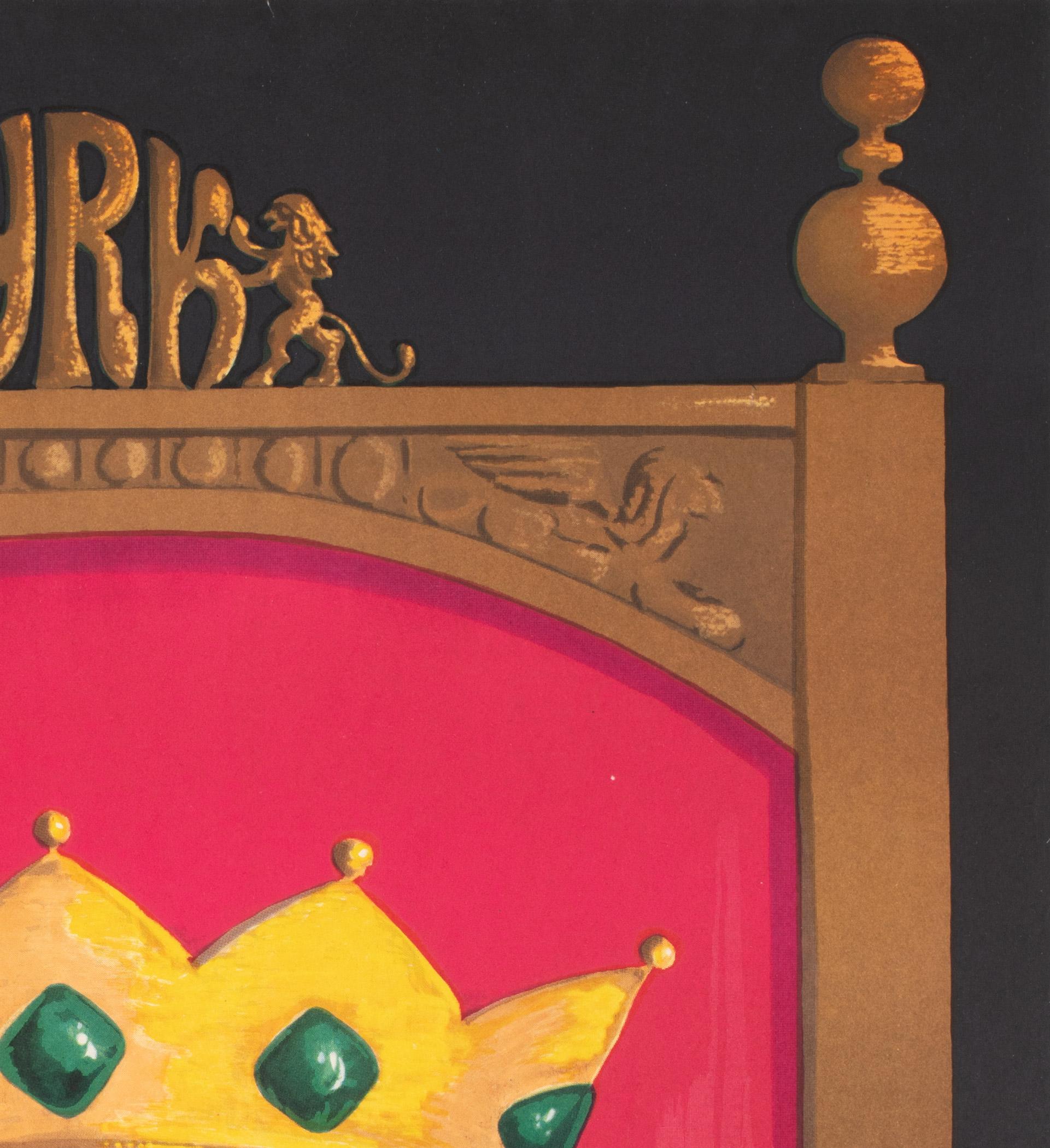Cyrk Rey León 1975 Cartel de circo polaco, Hilscher en Bueno estado para la venta en Bath, Somerset
