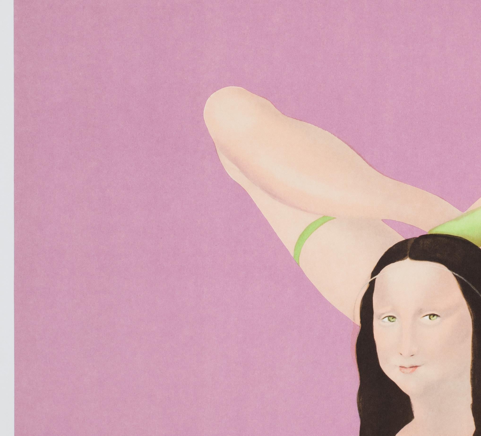 CYRK Mona Lisa Contortionist R1970er Jahre Polnisches Zirkusplakat, Maciej Urbaniec (Leinen) im Angebot