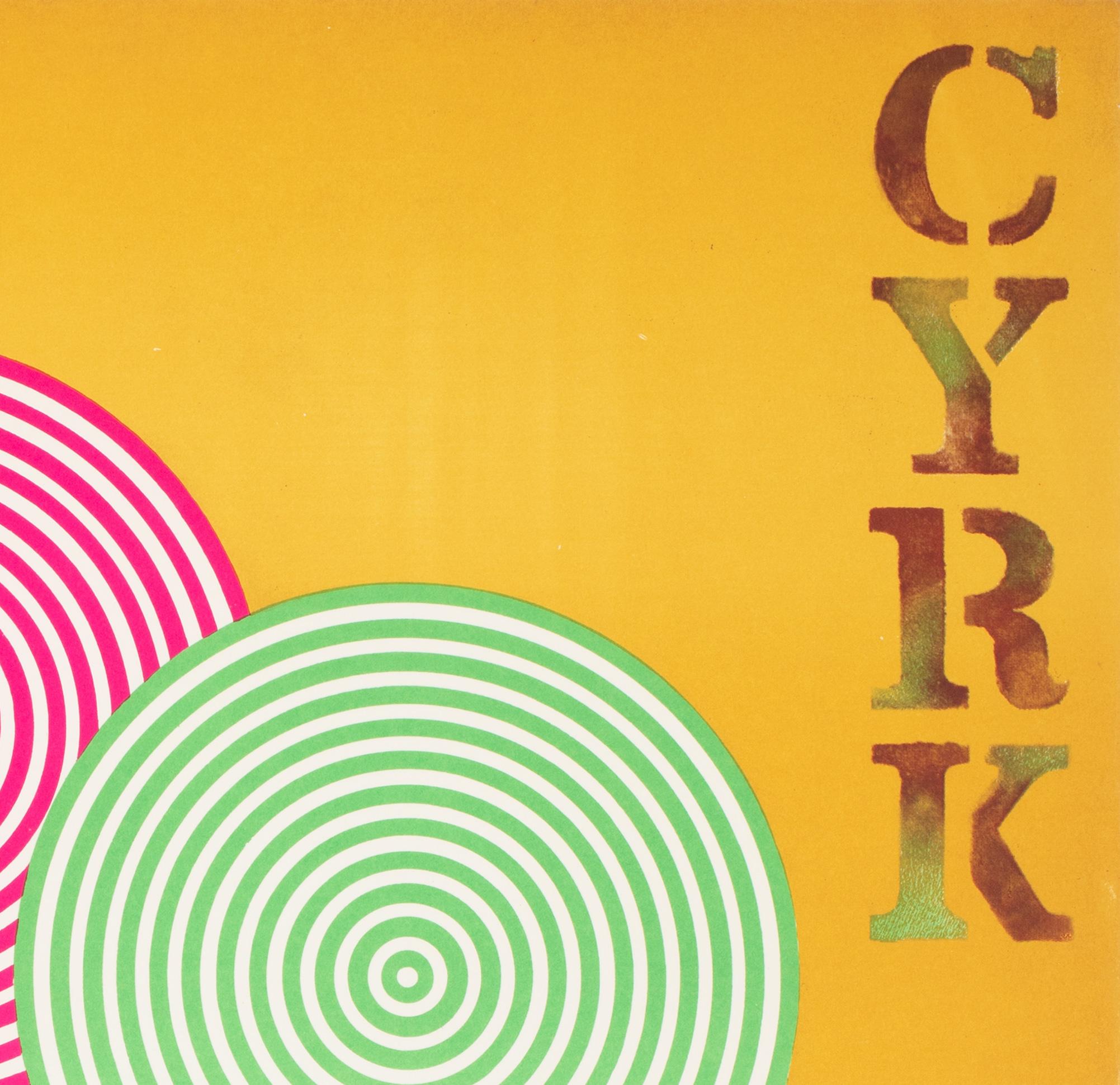 Cyrk Mustached Juggler 1973 Polish Circus Poster, Urbaniec 2