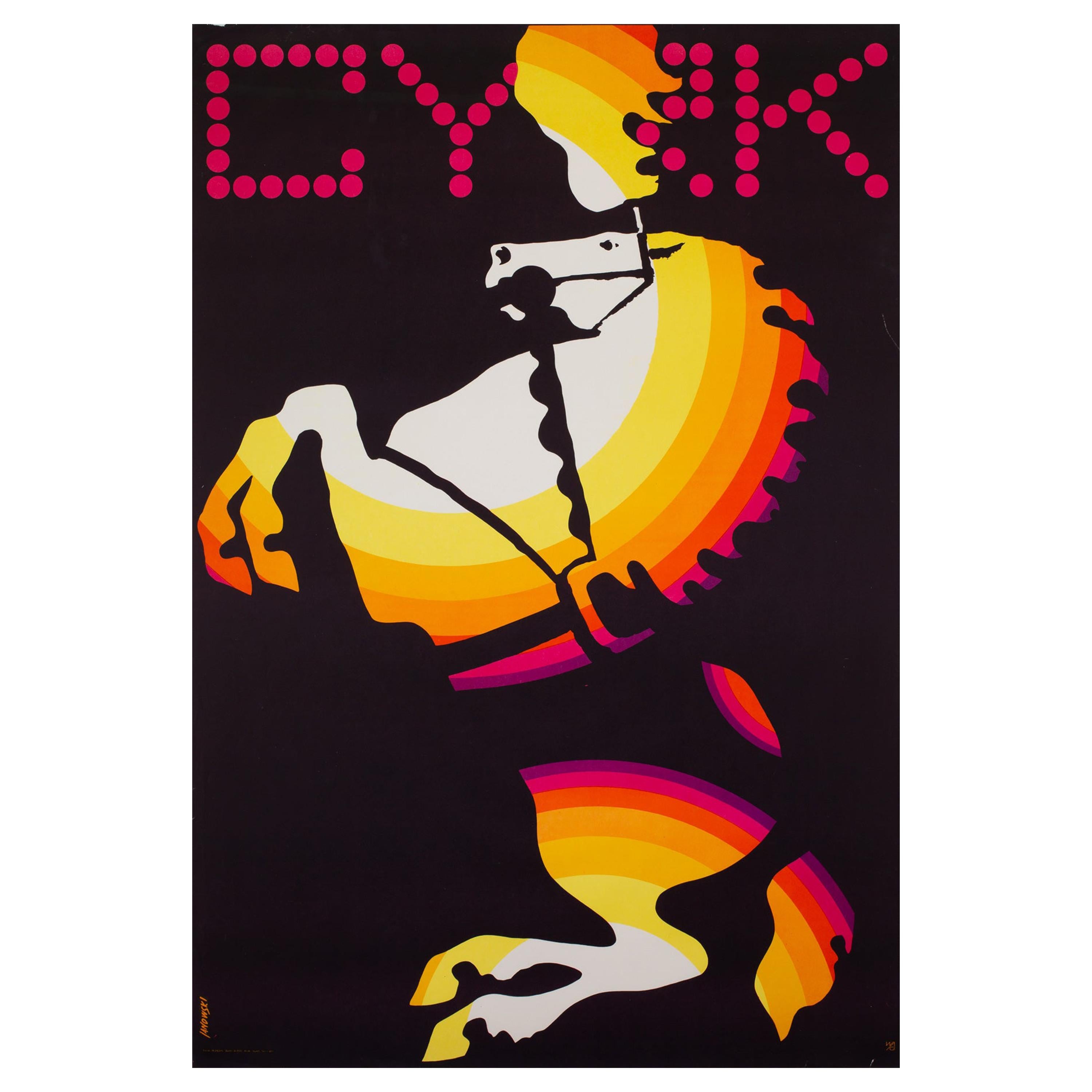 CYRK arc-en-ciel cheval qui searing 1969, Janowski