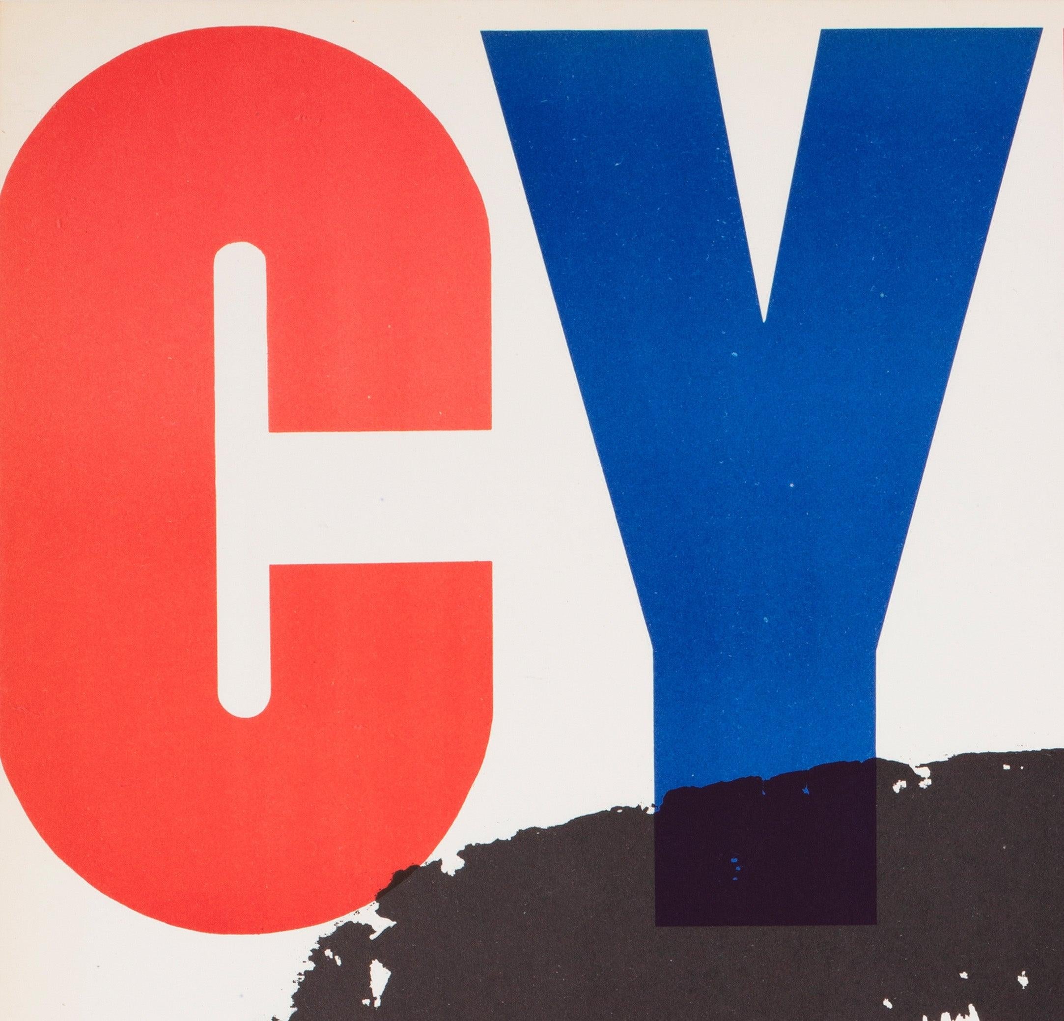 Cyrk Rauchender Schimpanse 1964 B1 Polnisches Zirkusplakat, Waldemar Swierzy im Zustand „Hervorragend“ im Angebot in Bath, Somerset