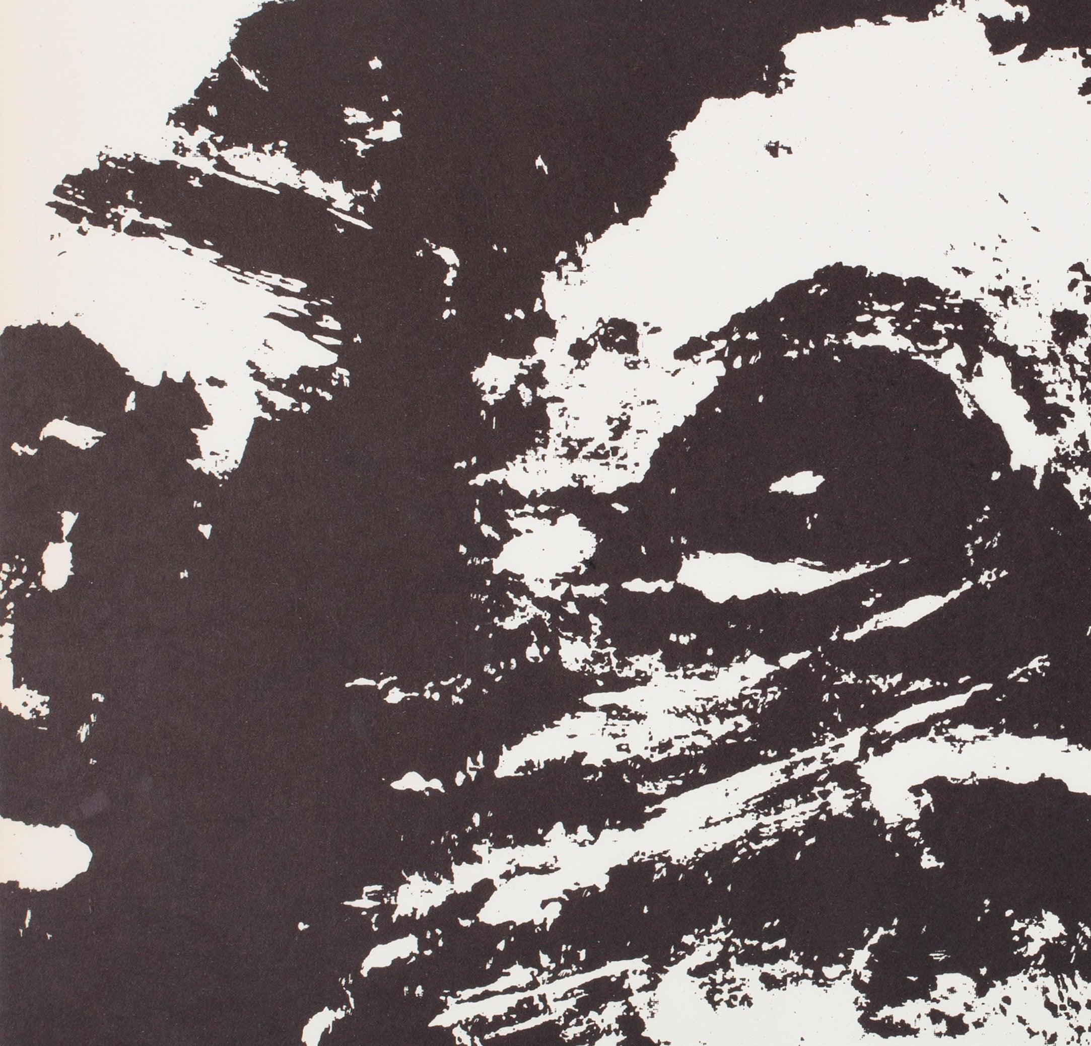 Cyrk Rauchender Schimpanse 1964 B1 Polnisches Zirkusplakat, Waldemar Swierzy (Papier) im Angebot