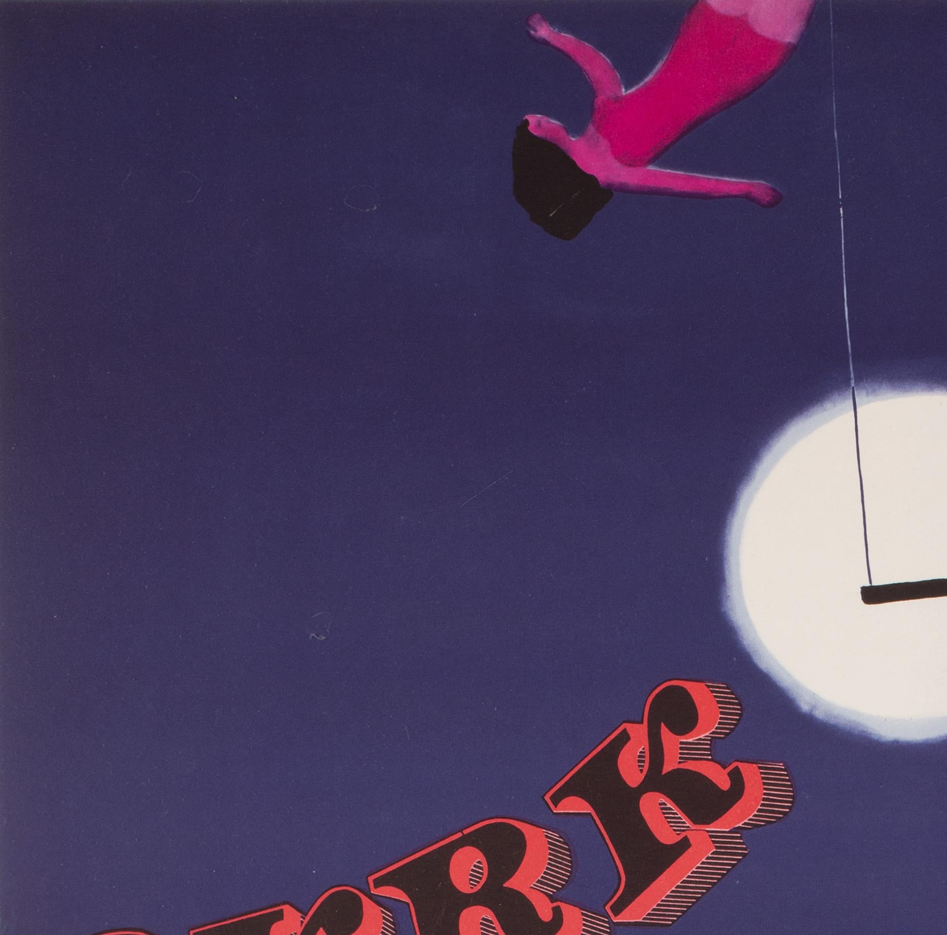 Cyrk Three Aerialists 1966 Polnisches Zirkusplakat, Danuta Zukowska im Zustand „Hervorragend“ im Angebot in Bath, Somerset