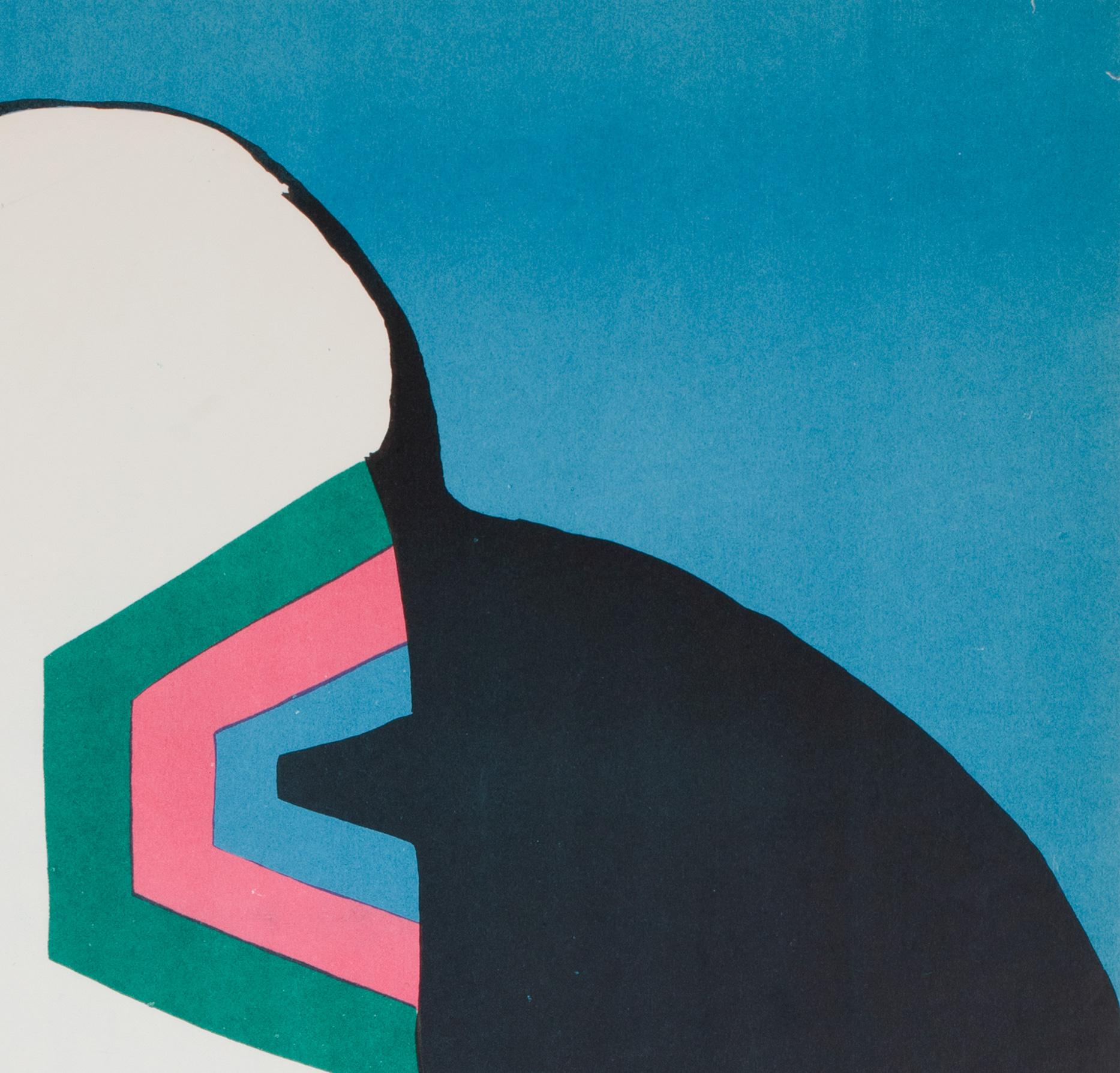 20th Century Cyrk Three Basset Hounds 1970s Polish B1 Circus Poster, ROMAN CIESLEWICZ For Sale