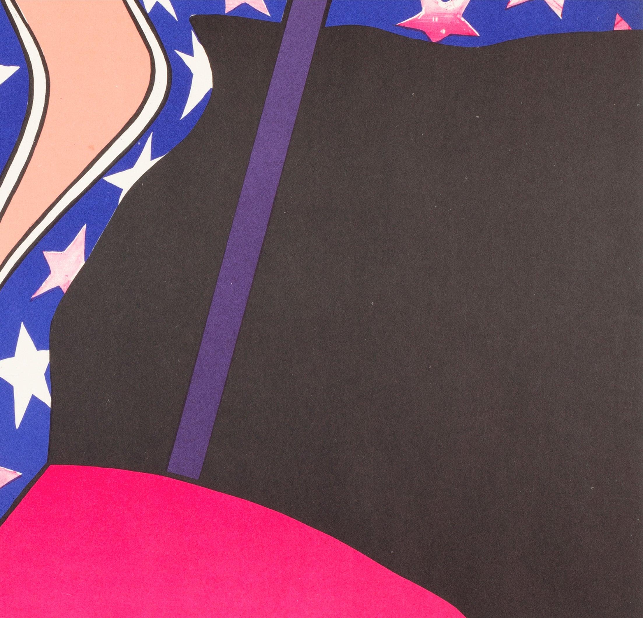 Cyrk Trapez Mädchen Akrobat 1975 Polnischer Zirkus Poster, Witold Janowski im Angebot 1