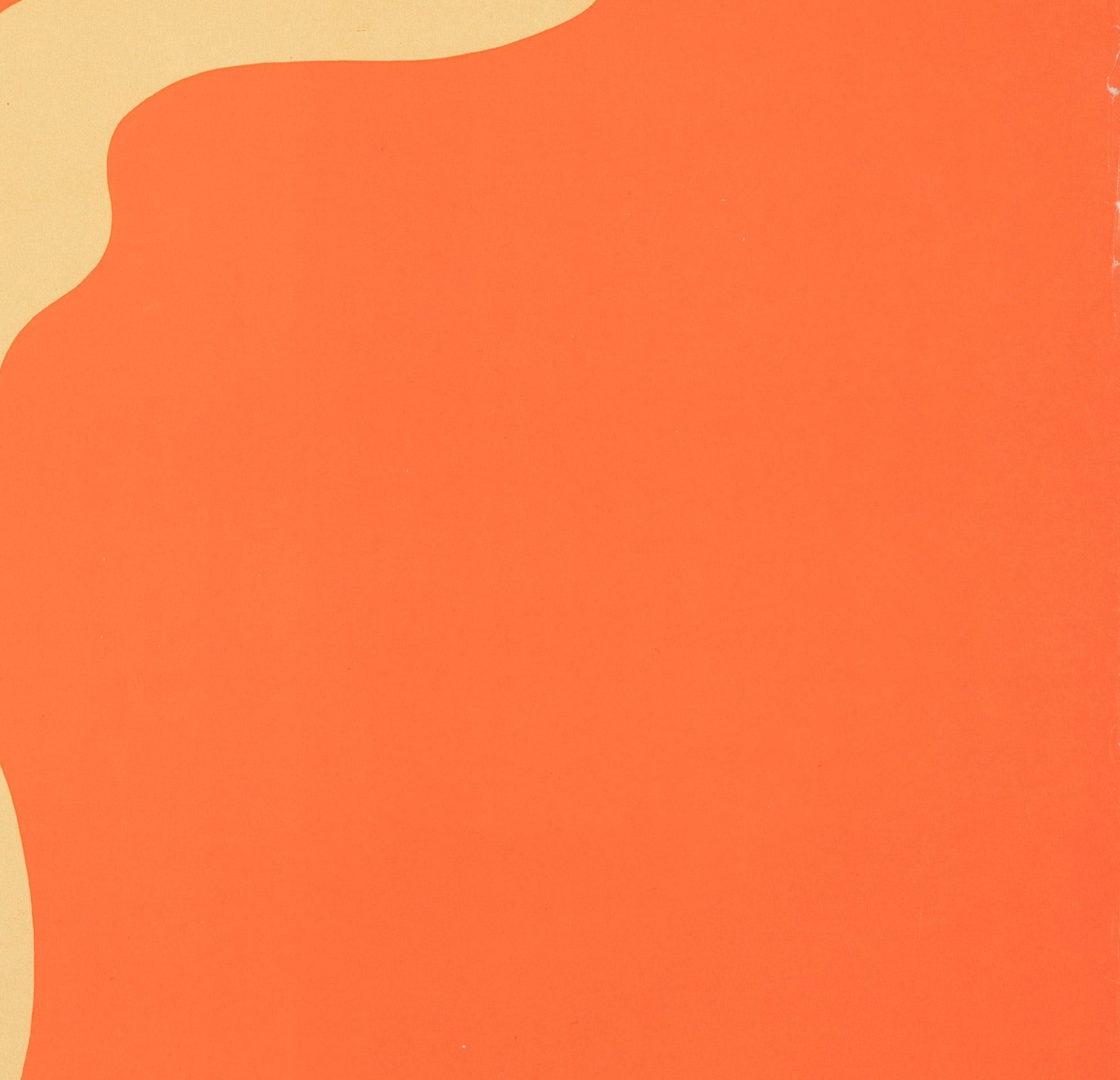 Cyrk Frau in Silhouette auf Ball 1968 Polnisches Zirkusplakat, Holdanowicz im Angebot 1