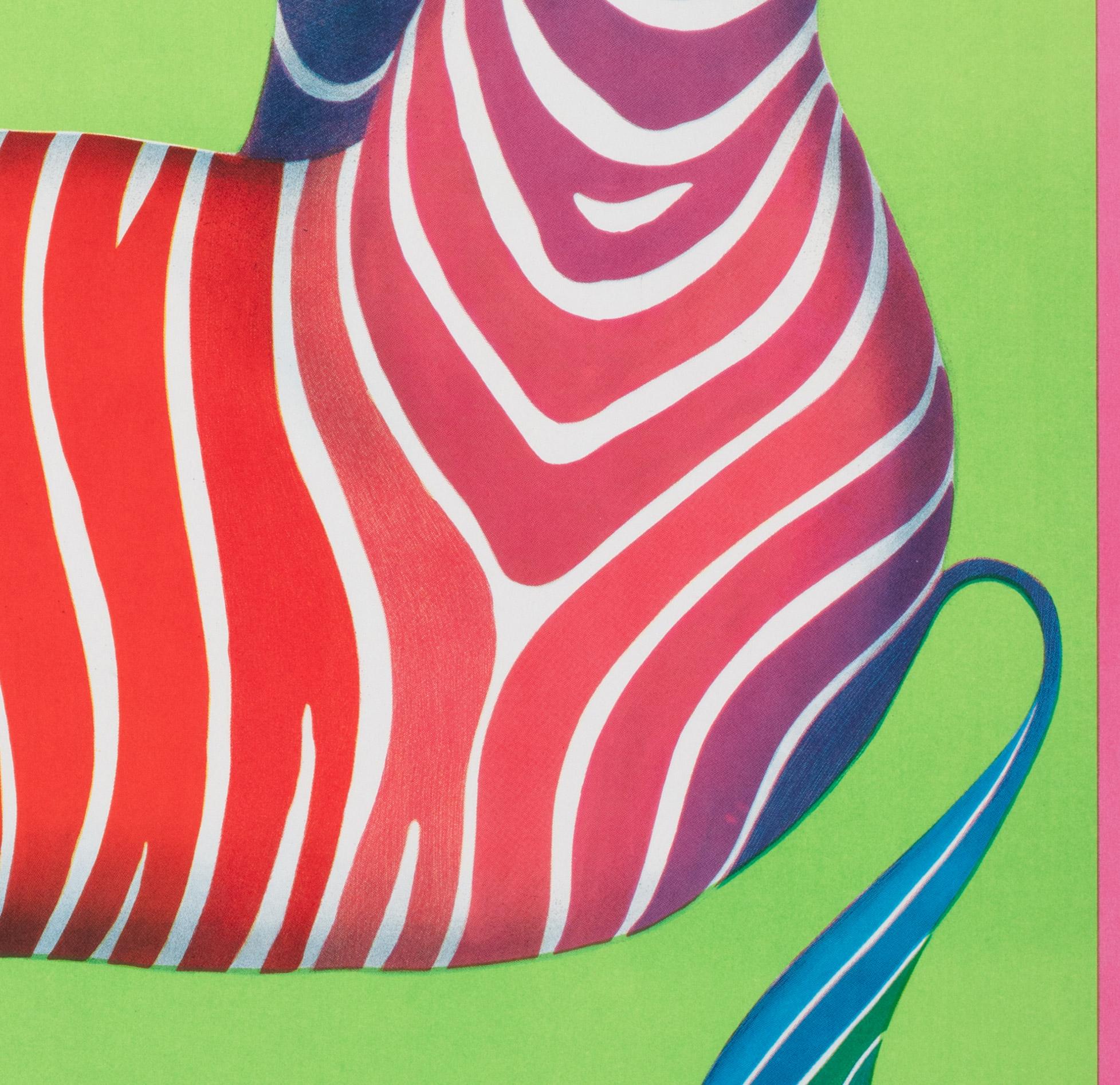 Cyrk Zebra Acróbata 1979 Cartel de circo polaco, Hilscher en Bueno Estado en Bath, Somerset