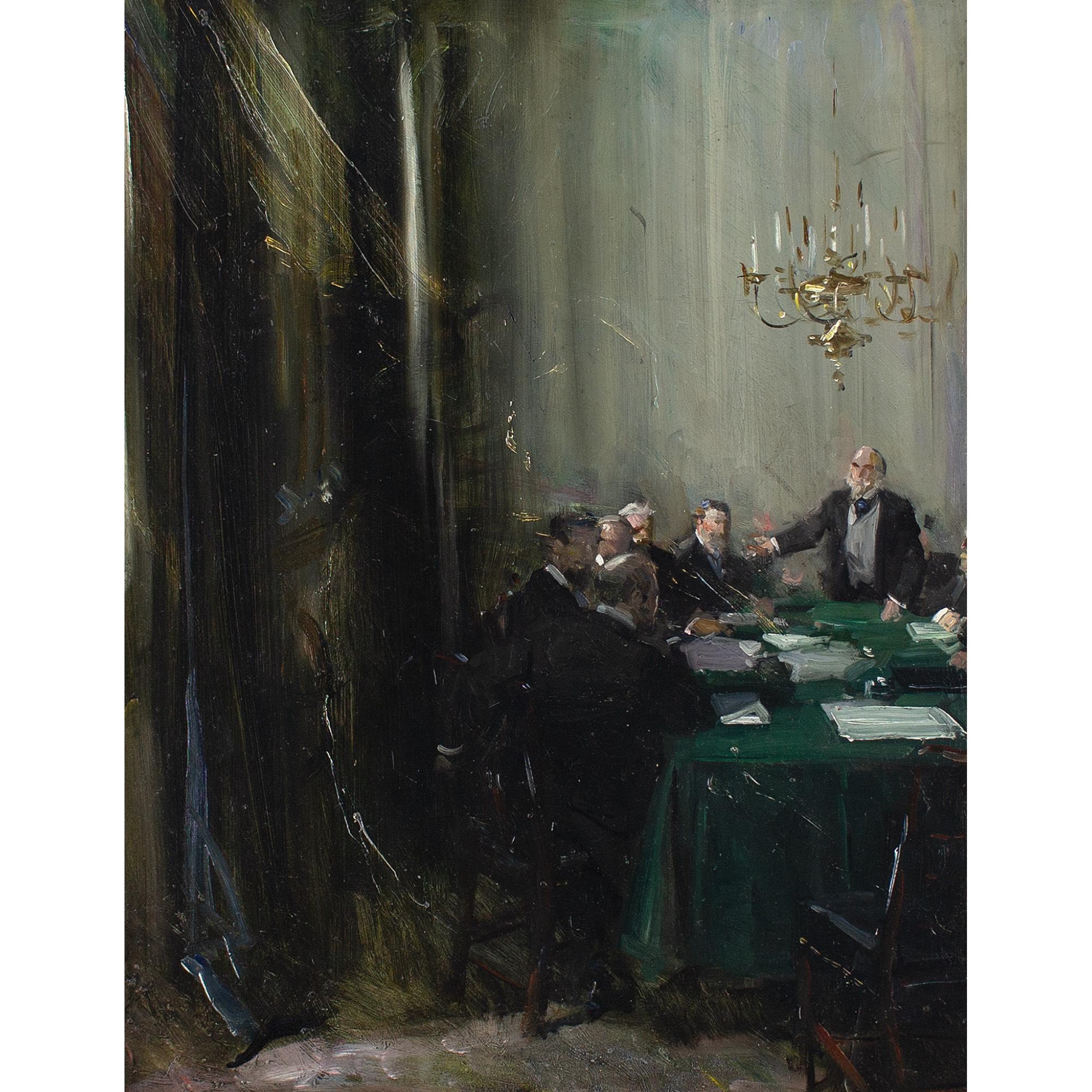 Cyrus Cuneo ROI, Il tavolo verde 1