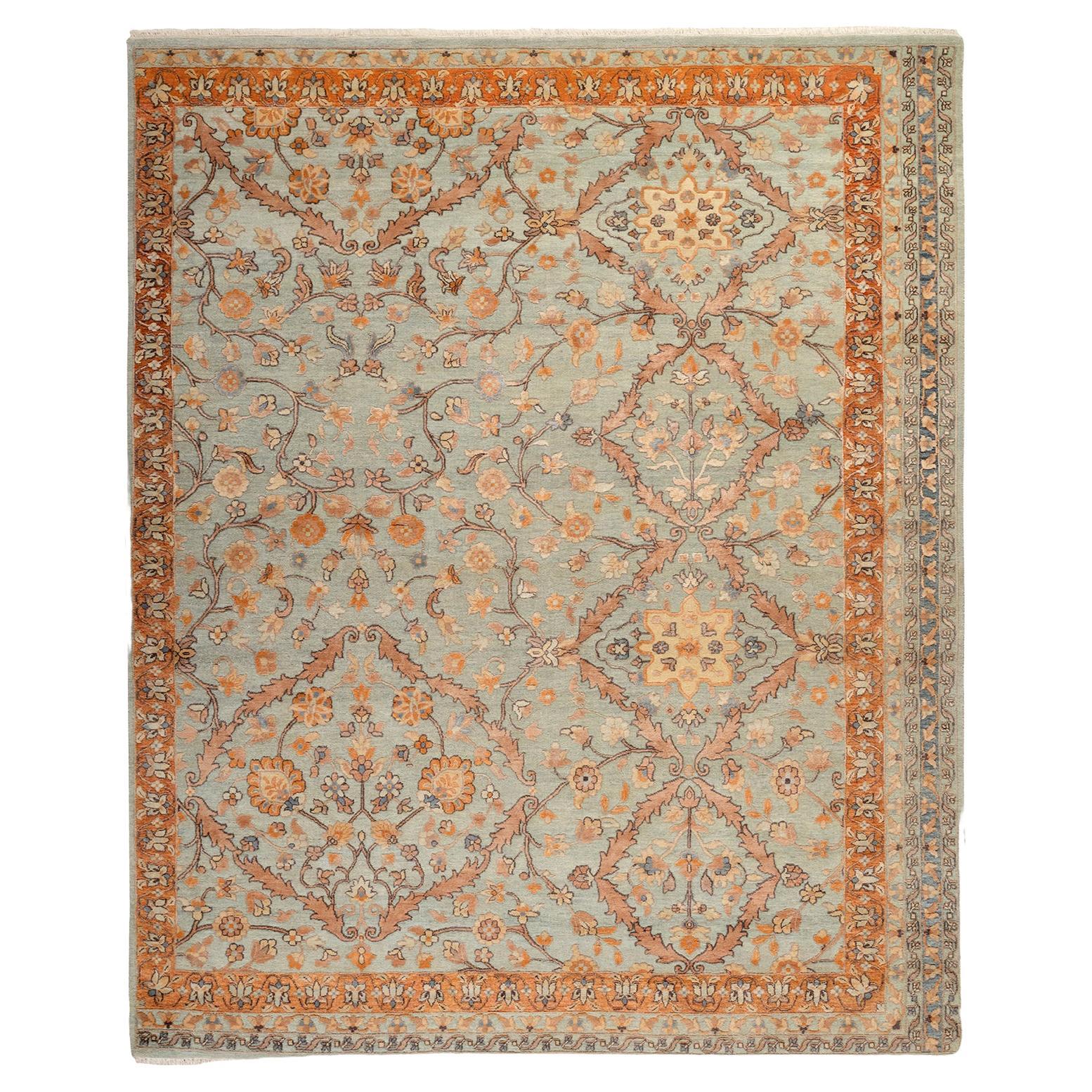 Cyrus Dream Hand Knotted Persian Rug in Wool and Botanical Silk by Hands