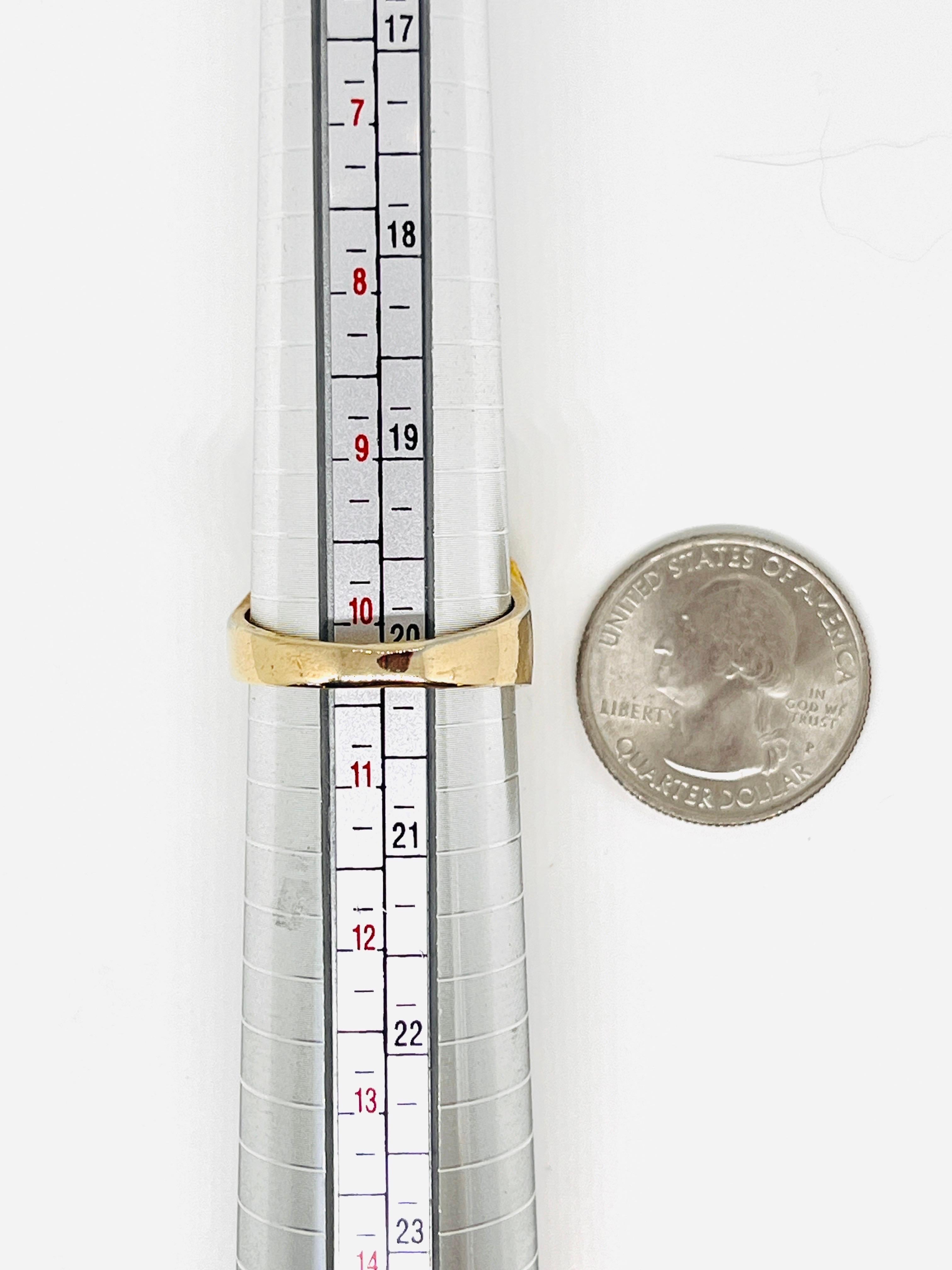 CZ und Citrin Honig Glas Aussage Ring, himmlischen Design, Größe 10,25 im Angebot 10