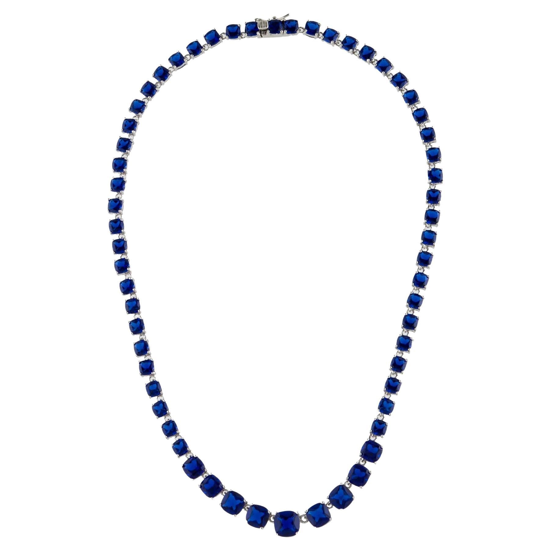 Collana con collare di zirconi CZ by Kenneth Jay Lane in vendita
