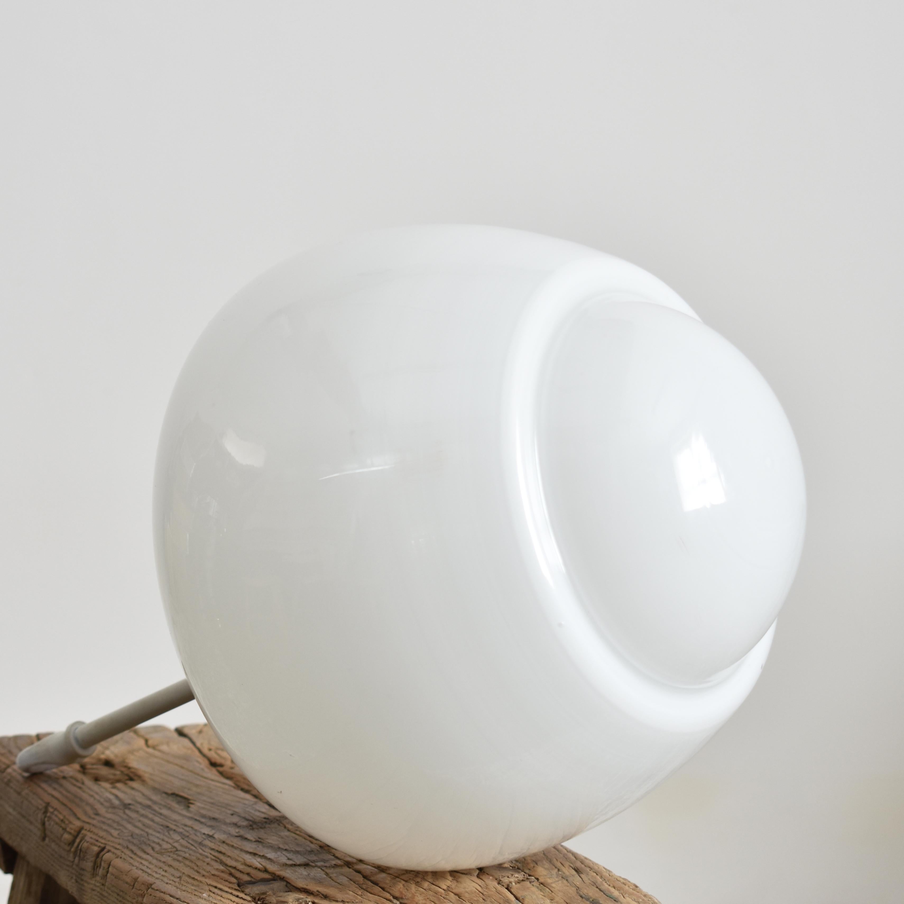 20th Century Antique Church Opaline Acorn Pendant Light