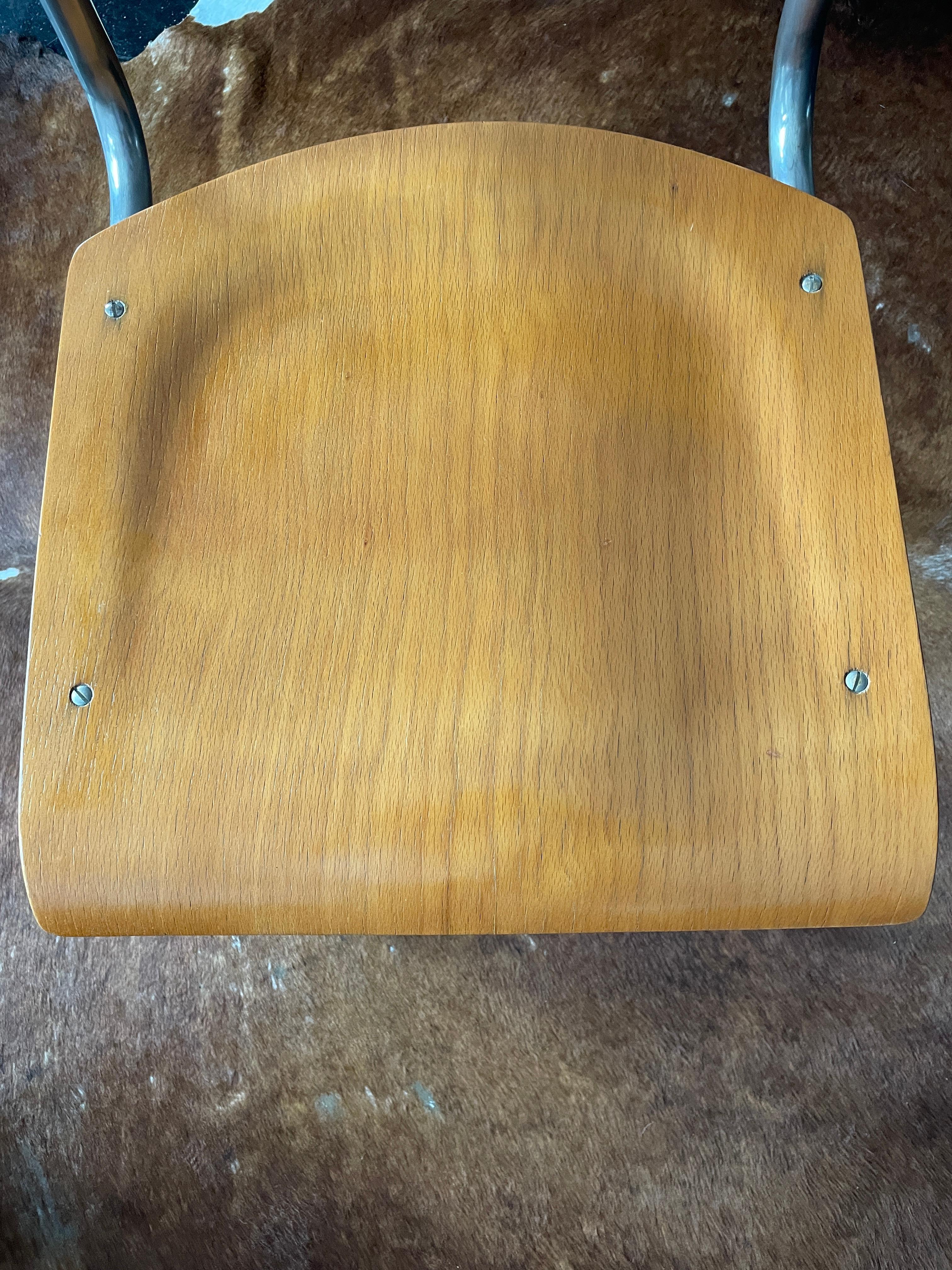 Czech Art Deco tubular steel cantilever chair by Ladislav Zak, 1930s For Sale 2