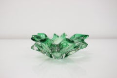 Czech Art Glass Bowl by Josef Hospodka for Chribska Glassworks, 1960's