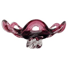 Czech Art Glass Bowl by Josef Hospodka for Chribska Glassworks, 1960s Czech Art Glass Bowl by Josef Hospodka for Chribska Glassworks, 1960s