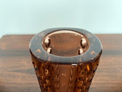 Vase en verre d'art tchèque de Rudolf Jurnikl - années 1960