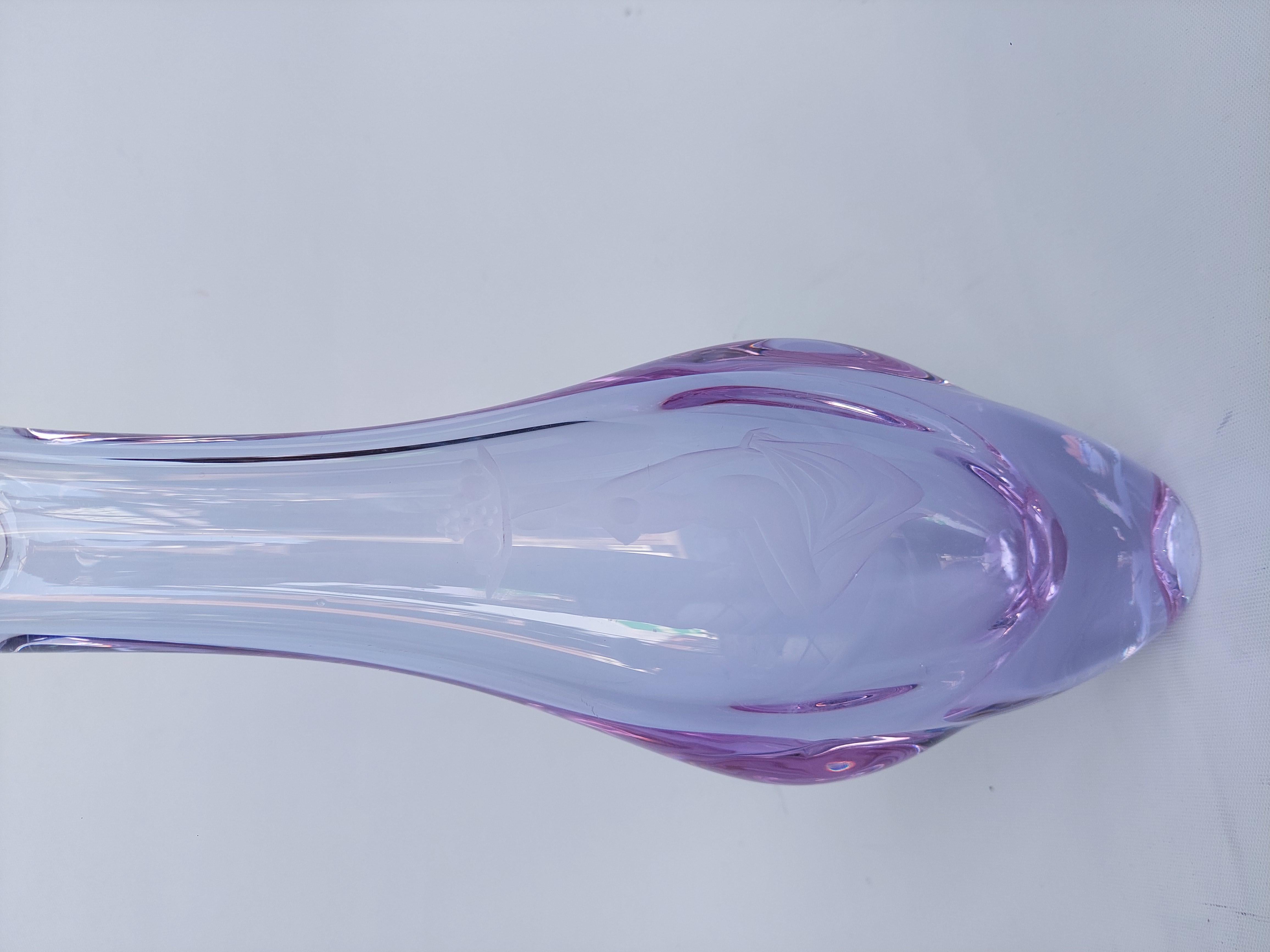 Fine XX secolo Vaso in vetro artistico ceco - Miroslav Klinger (1922-99) in vendita