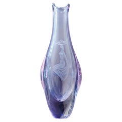 Czech Art Glass Vase - Miroslav Klinger (1922-99)