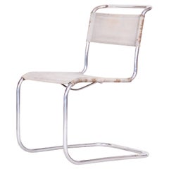 Silla checa Bauhaus, Marcel Breuer y Robert Slezák, Cromo, años 30
