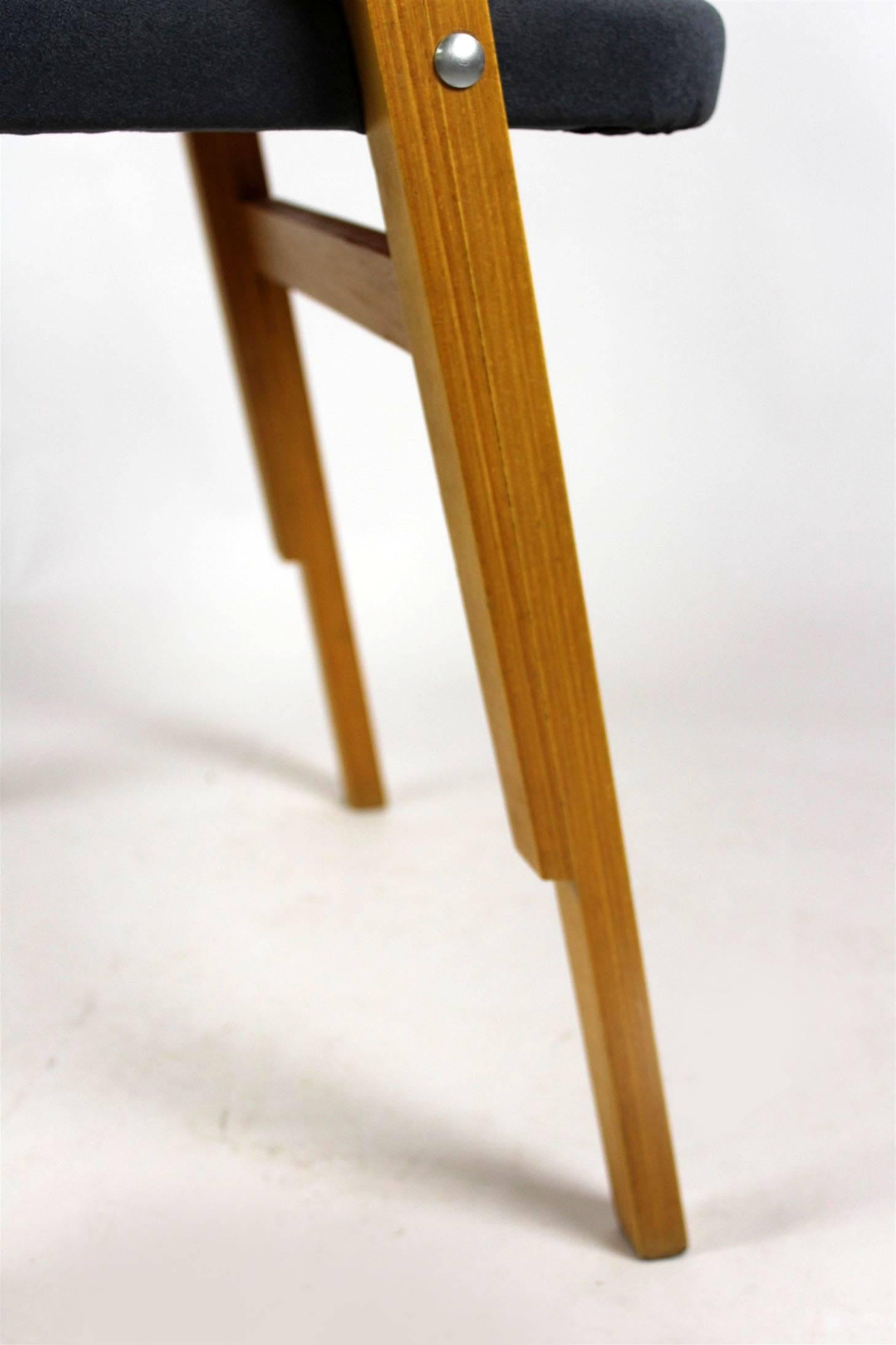 Czech Bent Plywood Chairs from Holesov, 1970s, Set of Four For Sale 4