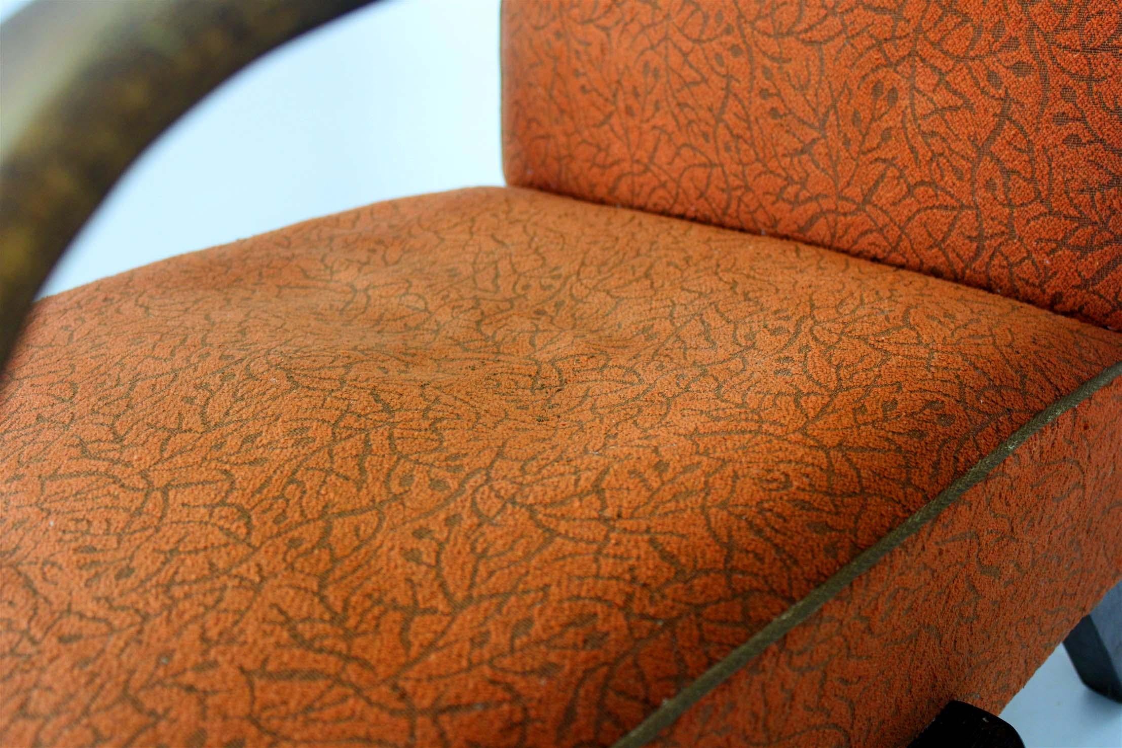 Tschechische Bugholzsessel von Jindřich Halabala für UP Závody, 1950er Jahre, 2er-Set (Stoff) im Angebot