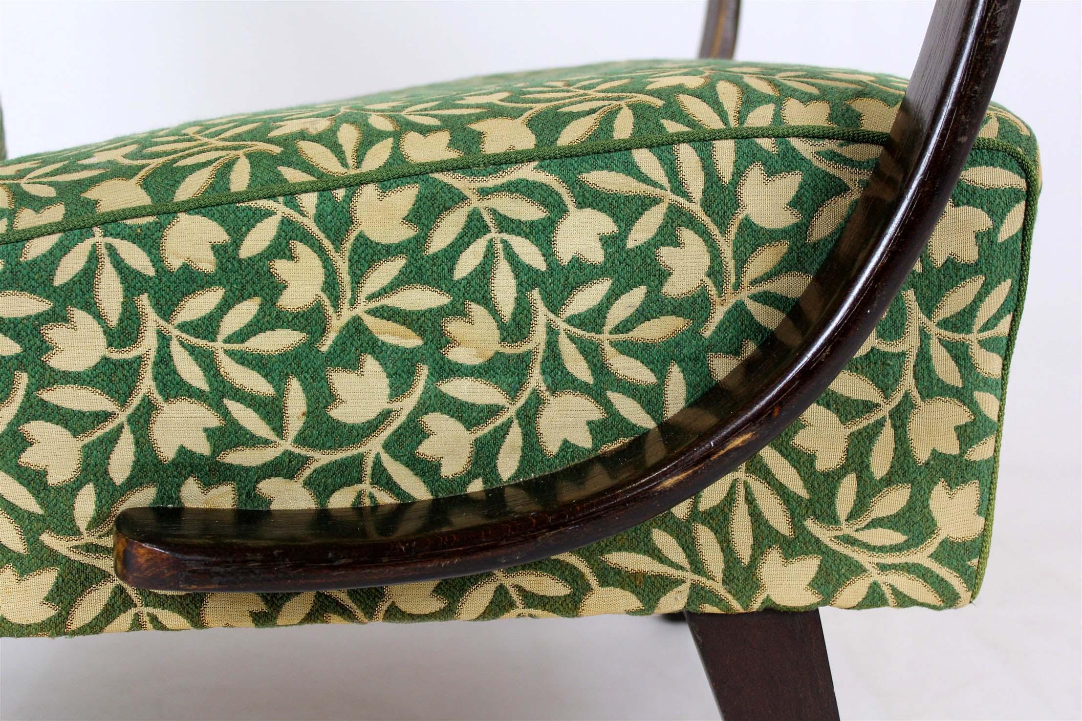 Tschechischer Bugholzsessel von Jindřich Halabala für Up Závody, 1950er Jahre im Angebot 10