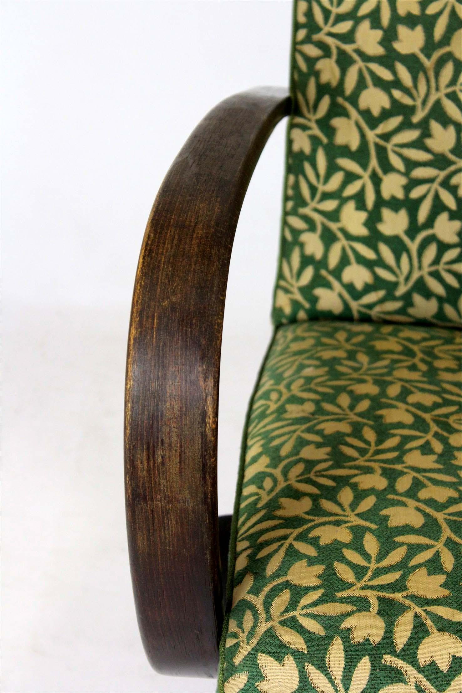 Tschechischer Bugholzsessel von Jindřich Halabala für Up Závody, 1950er Jahre im Angebot 14