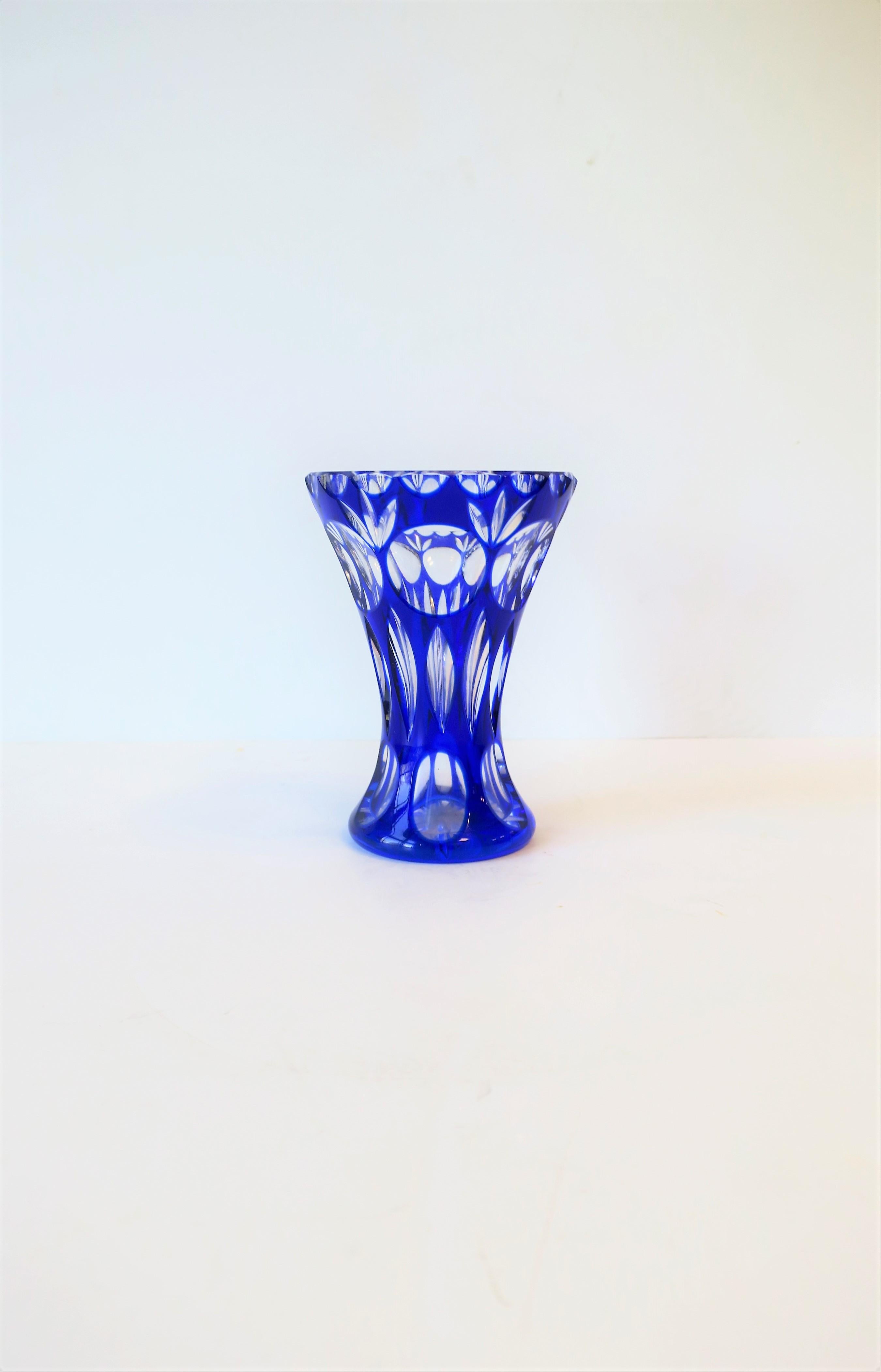 blue bohemian glass