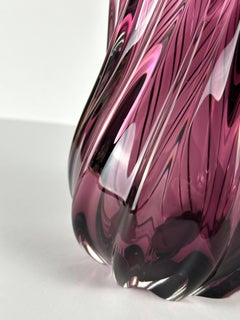 Czech Cased Glass Vase by Josef Hospodka for Chribska Glassworks, 1970s