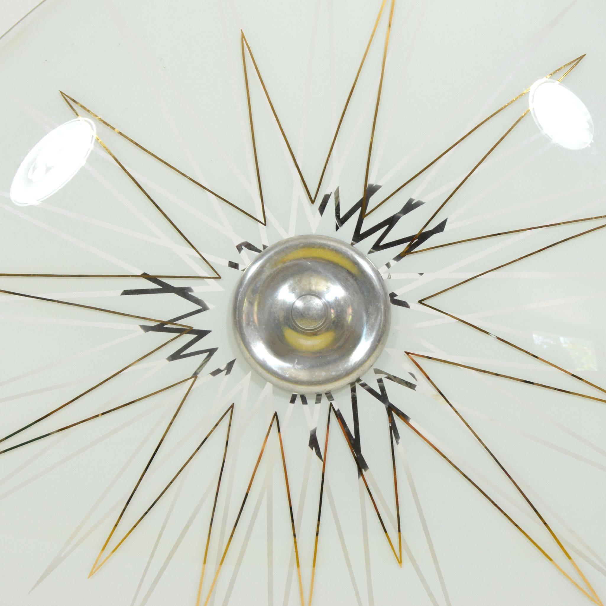 Mid-Century Modern Czech Ceiling Lamp from Napako, 1960s