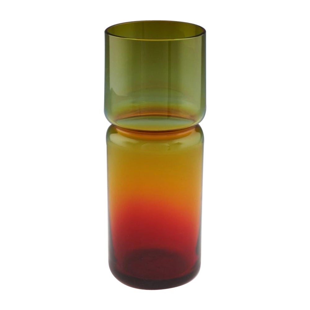 Czech Chlum Heat Sensitive Vase Designed Pavel Hlava, circa 1980