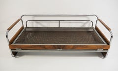 Czech Chrome Art Deco Sofa by Robert Slezak of the 1930s