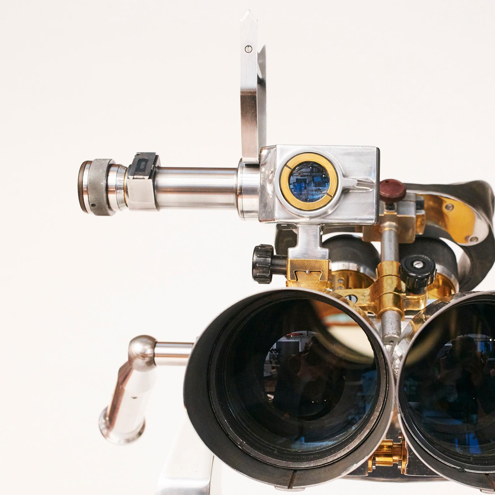 Metal Czech Cold War Era Observation Binoculars