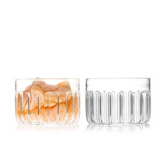 fferrone Checo Contemporáneo Mínimo Bessho Gran Cuenco de Vidrio para Aperitivo Hecho a Mano