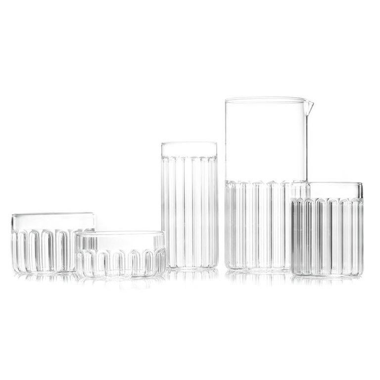 Eu Kunden Zeitgenössische minimalistische Bessho-Glasschale Medium, handgefertigt, auf Lager (Moderne)